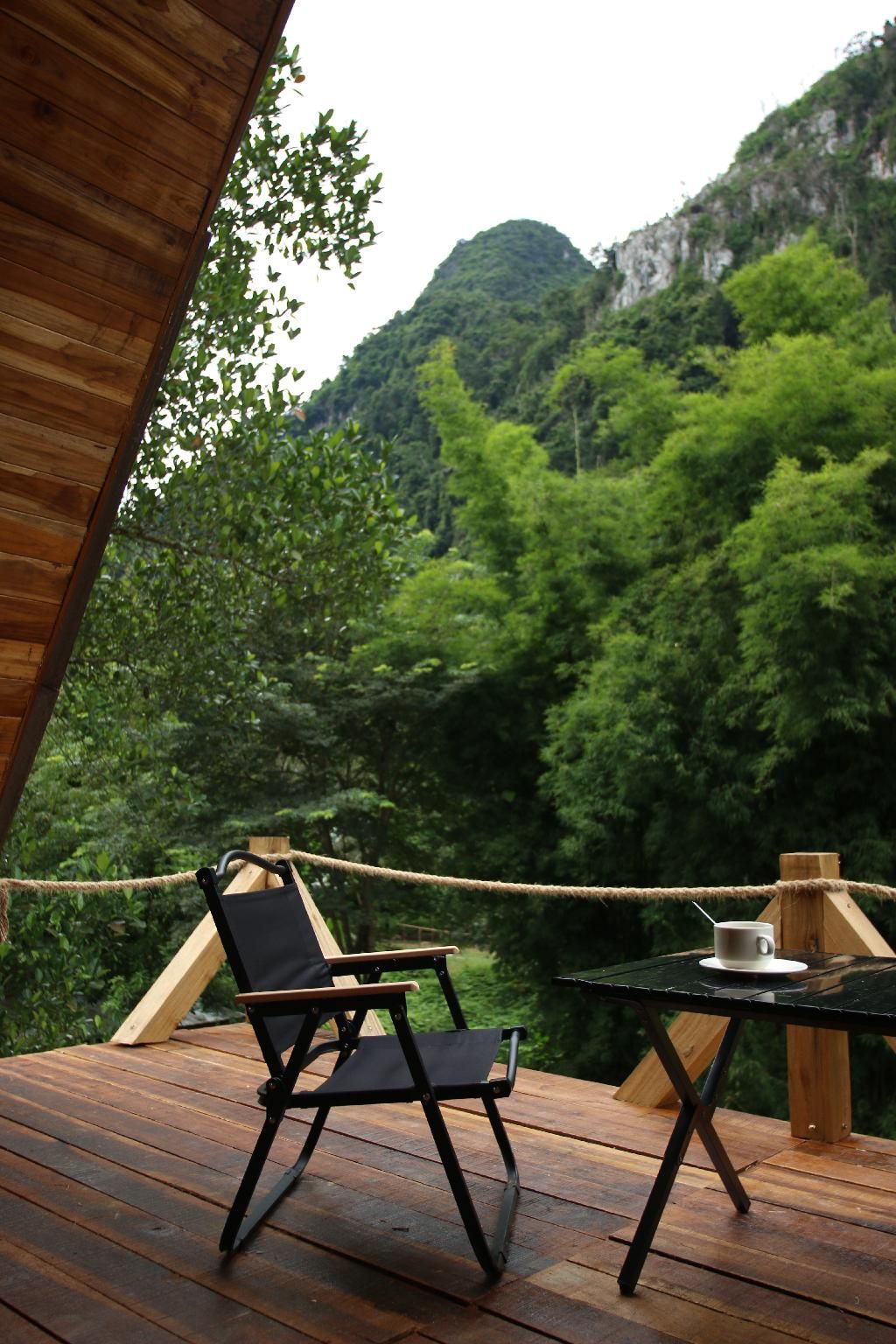 Chalet with Balcony