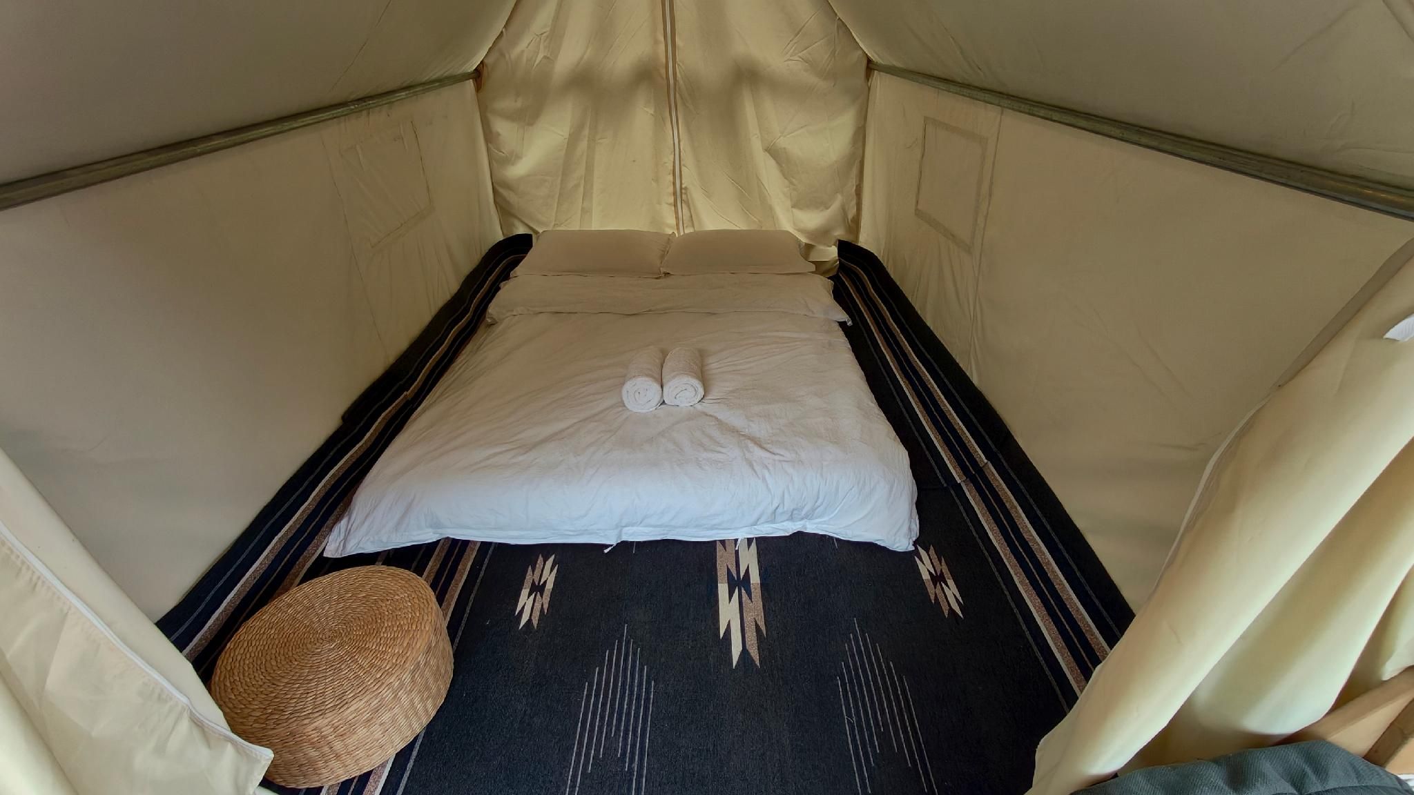 Tent with Shared Bathroom