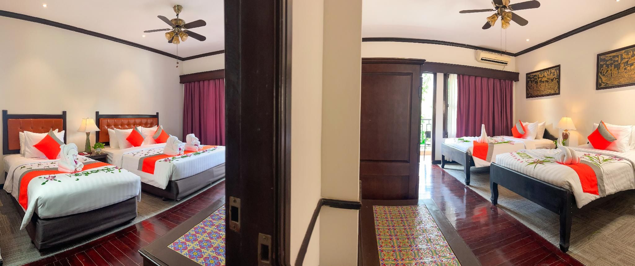 Family Connecting Rooms with Balcony