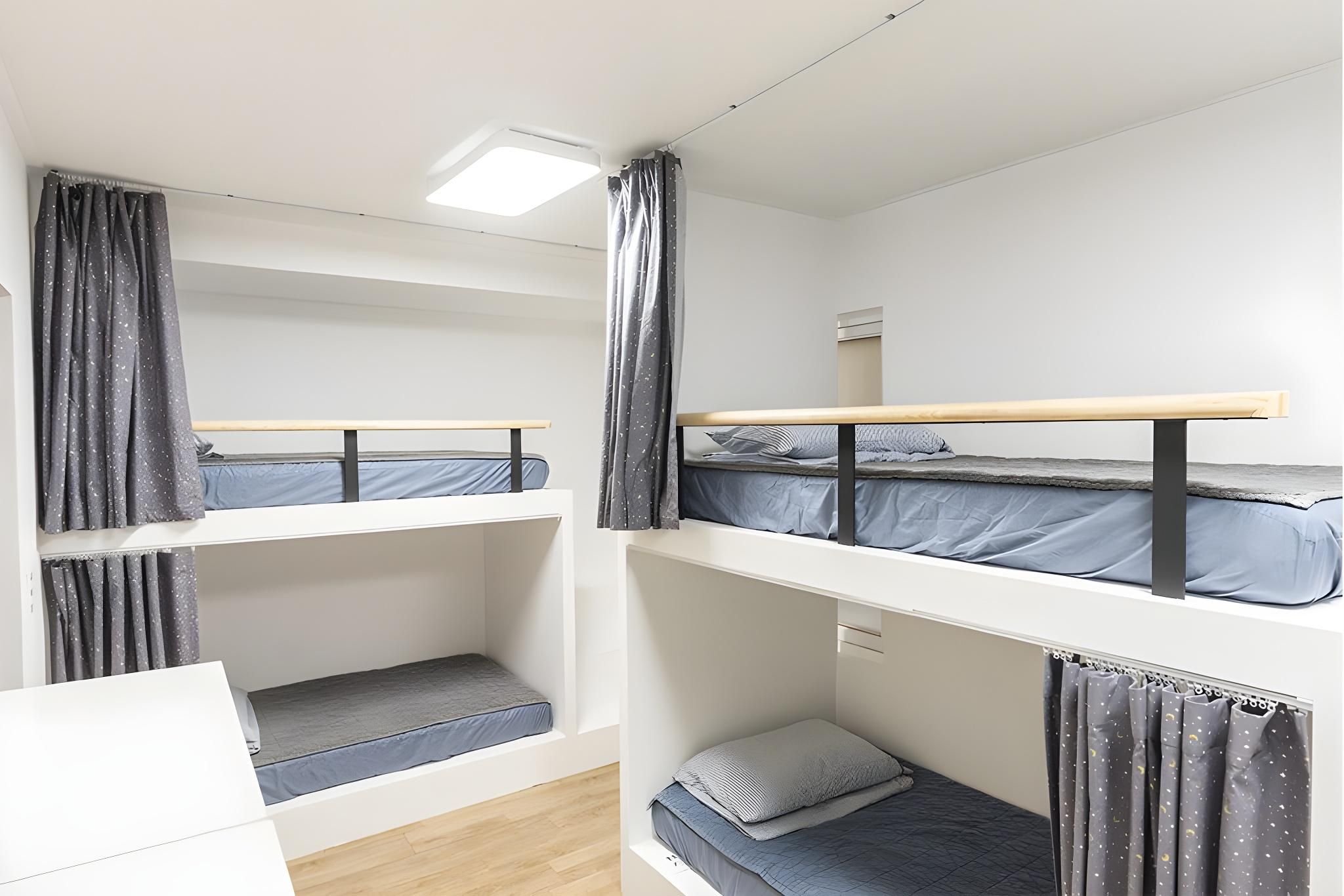 Bed in 4 Bed Female Dormitory with Private Bathroom