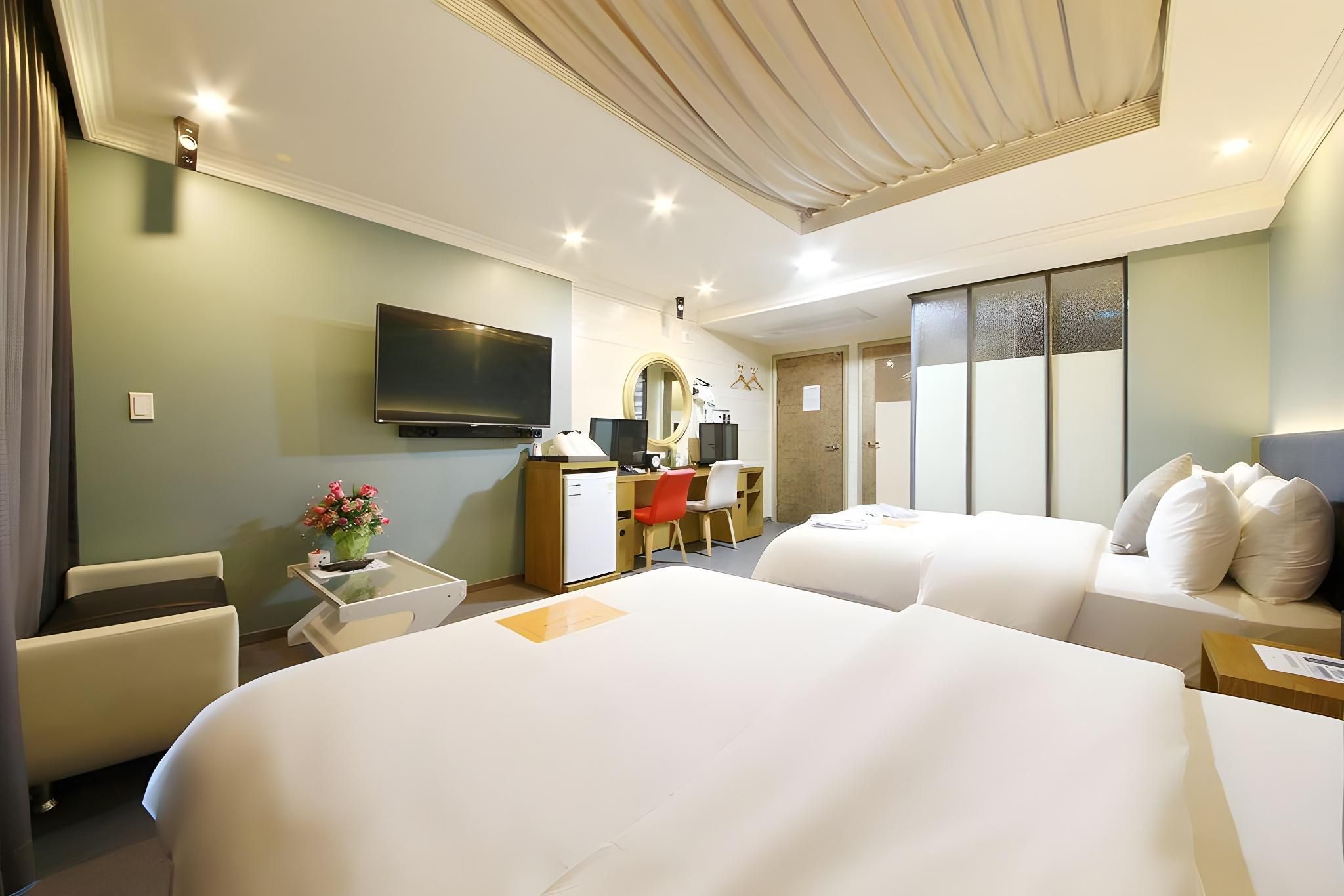 Incheon The Sangsang Terrace Room - Two Beds (Outdoor floodlights installed) (Enjoy a great vacation for various gatheri