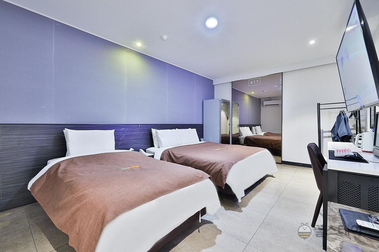 Hotel Sopoong Incheon Premium Twin - Check-In Mon-Thu 4PM, Fri 6PM, Sat 10PM, Sun 8PM 2