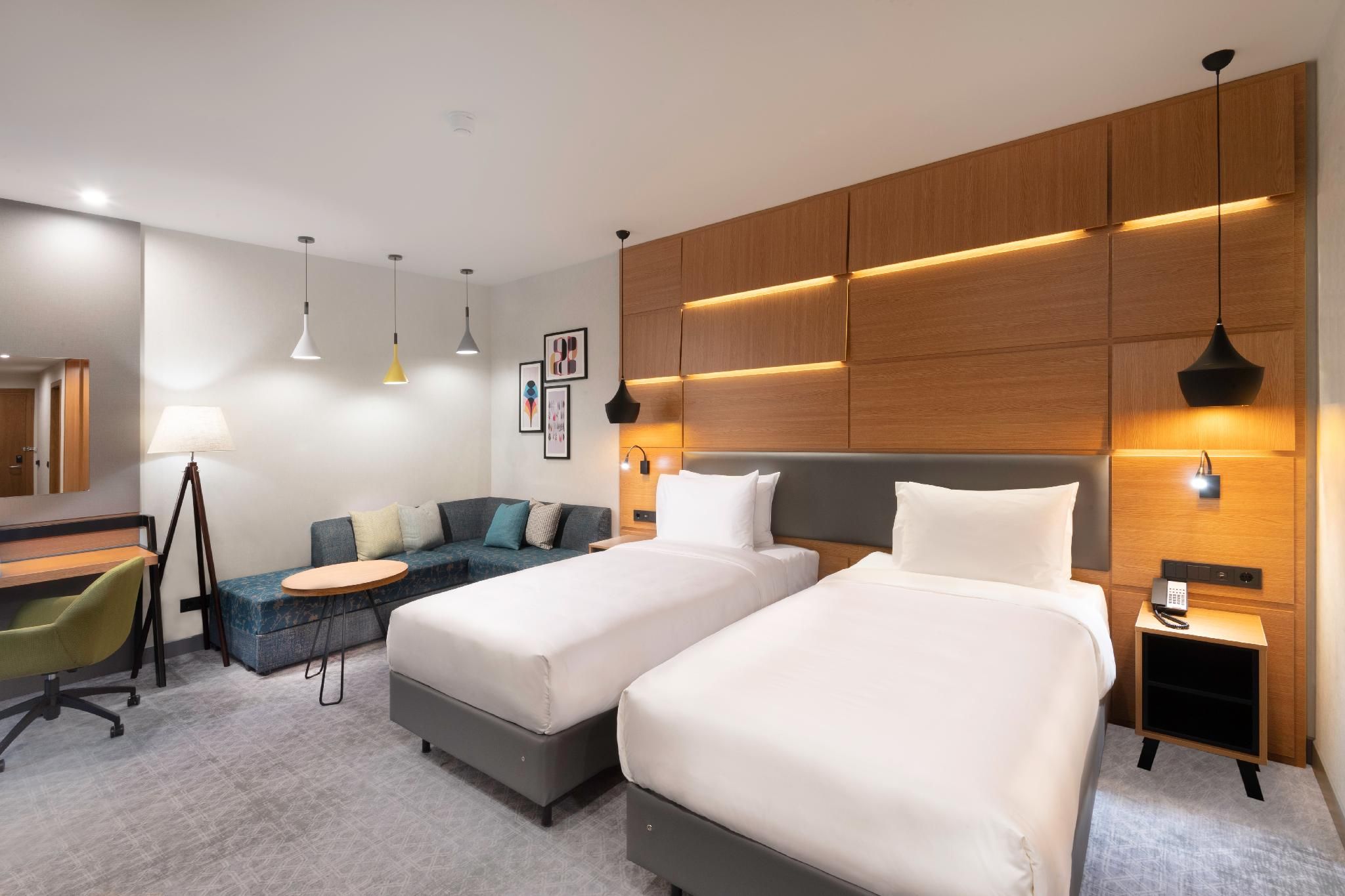 2 Twin Beds Premium
