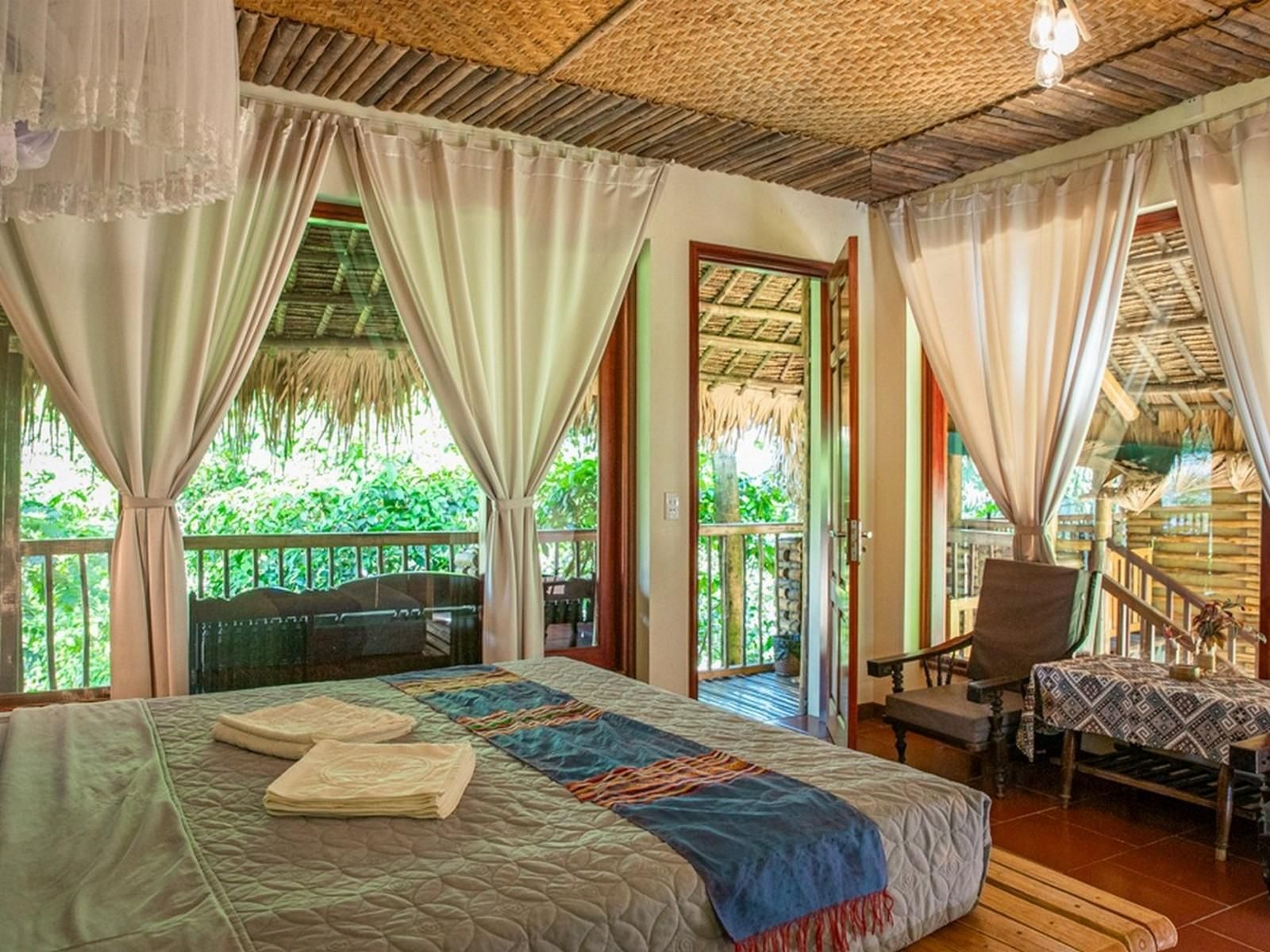 Garden View Double Room with Balcony