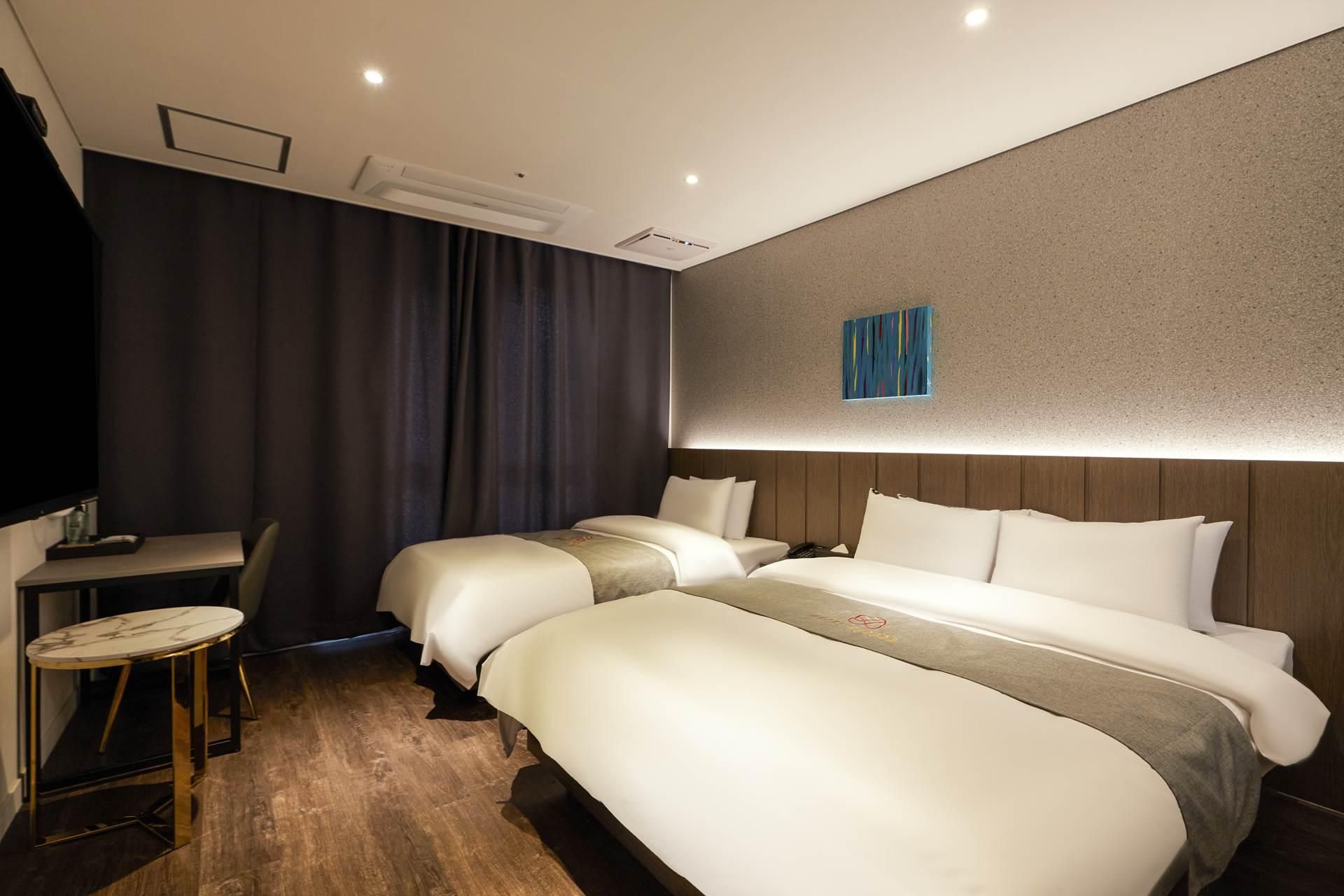 2PC Deluxe Twin - LG 65 Inch TV, Twin Bed, Styler, Air Purifier, OTT Free