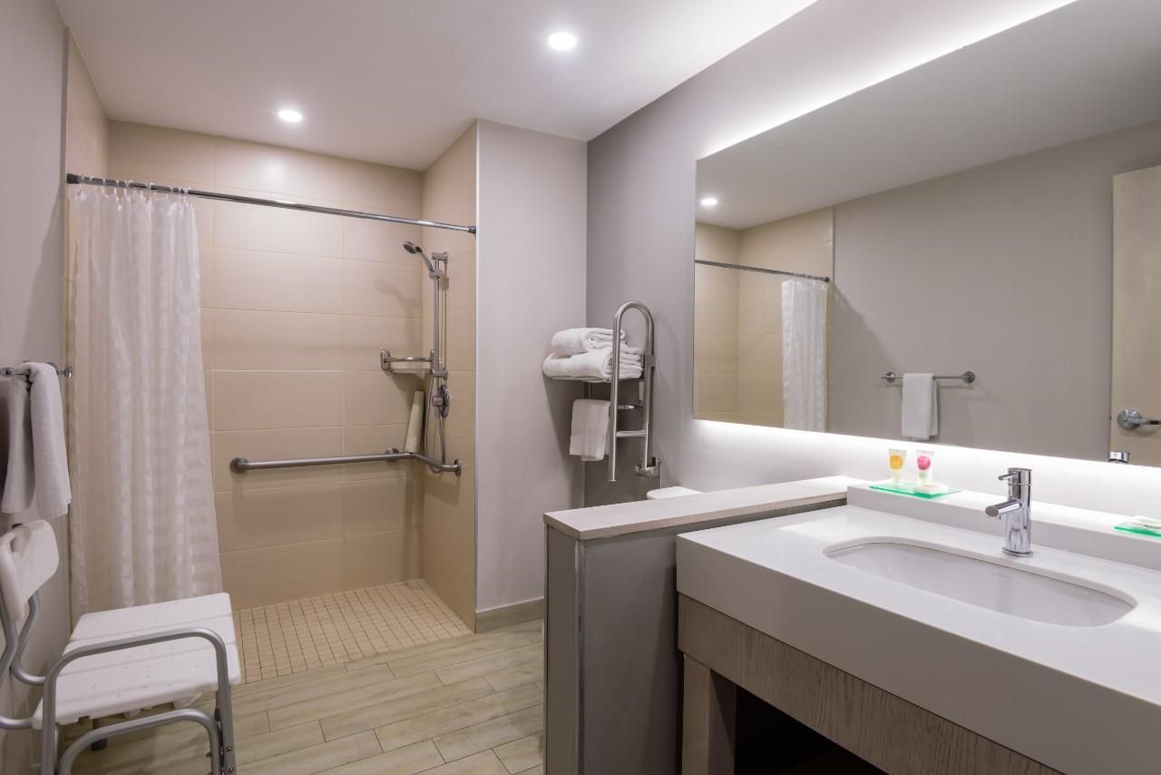 Accessible King Bedrollin Shower (plus Sofa Bed)