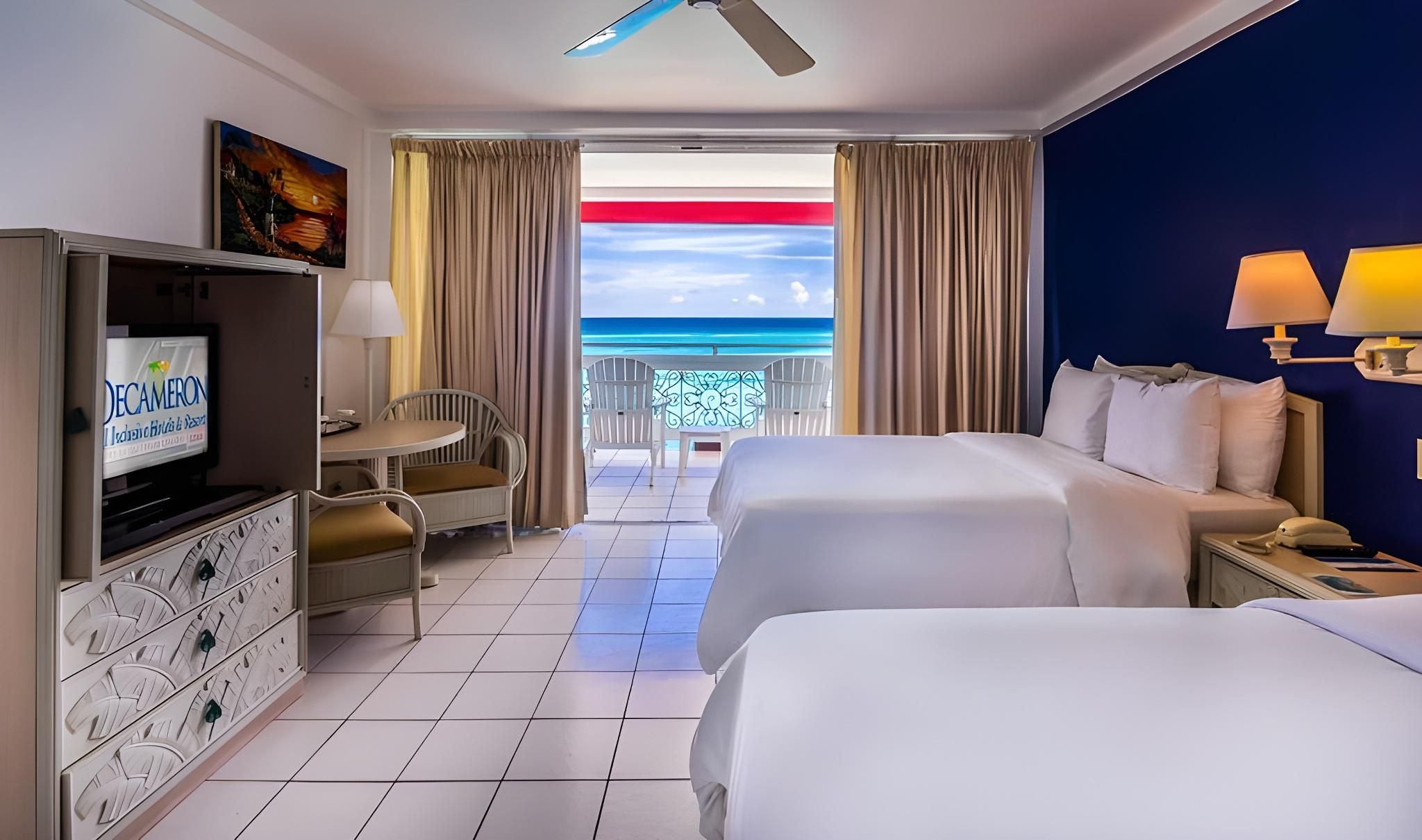 2 Double Beds, Ocean View, Non-Smoking