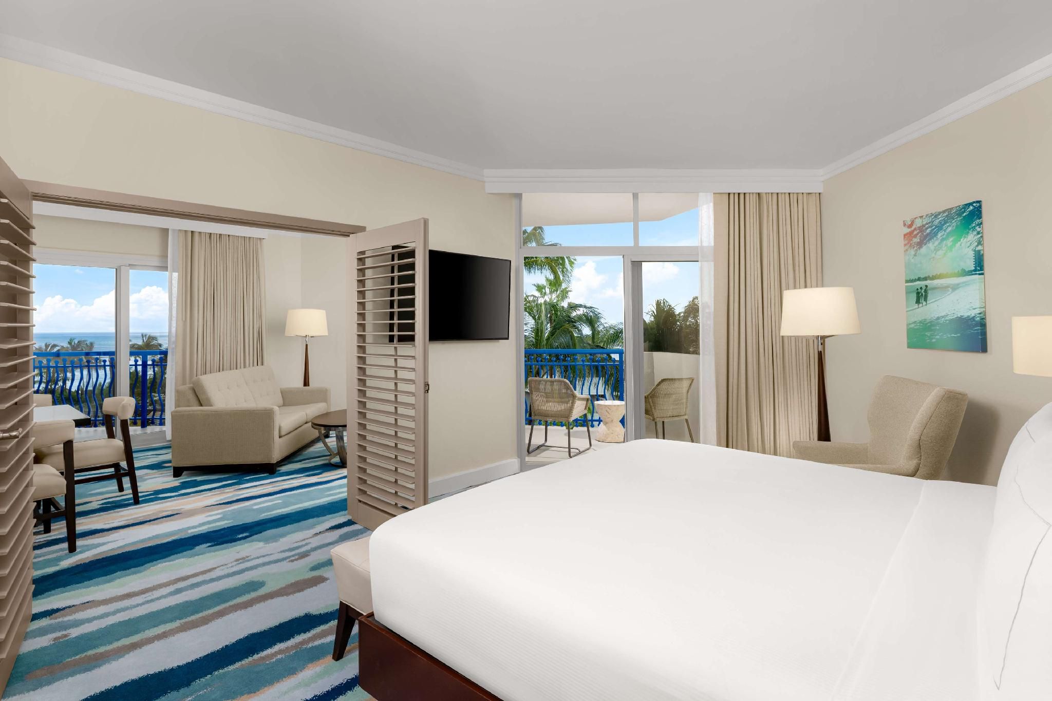 Curacao Tower Ocean View Suite 1 King Bed
