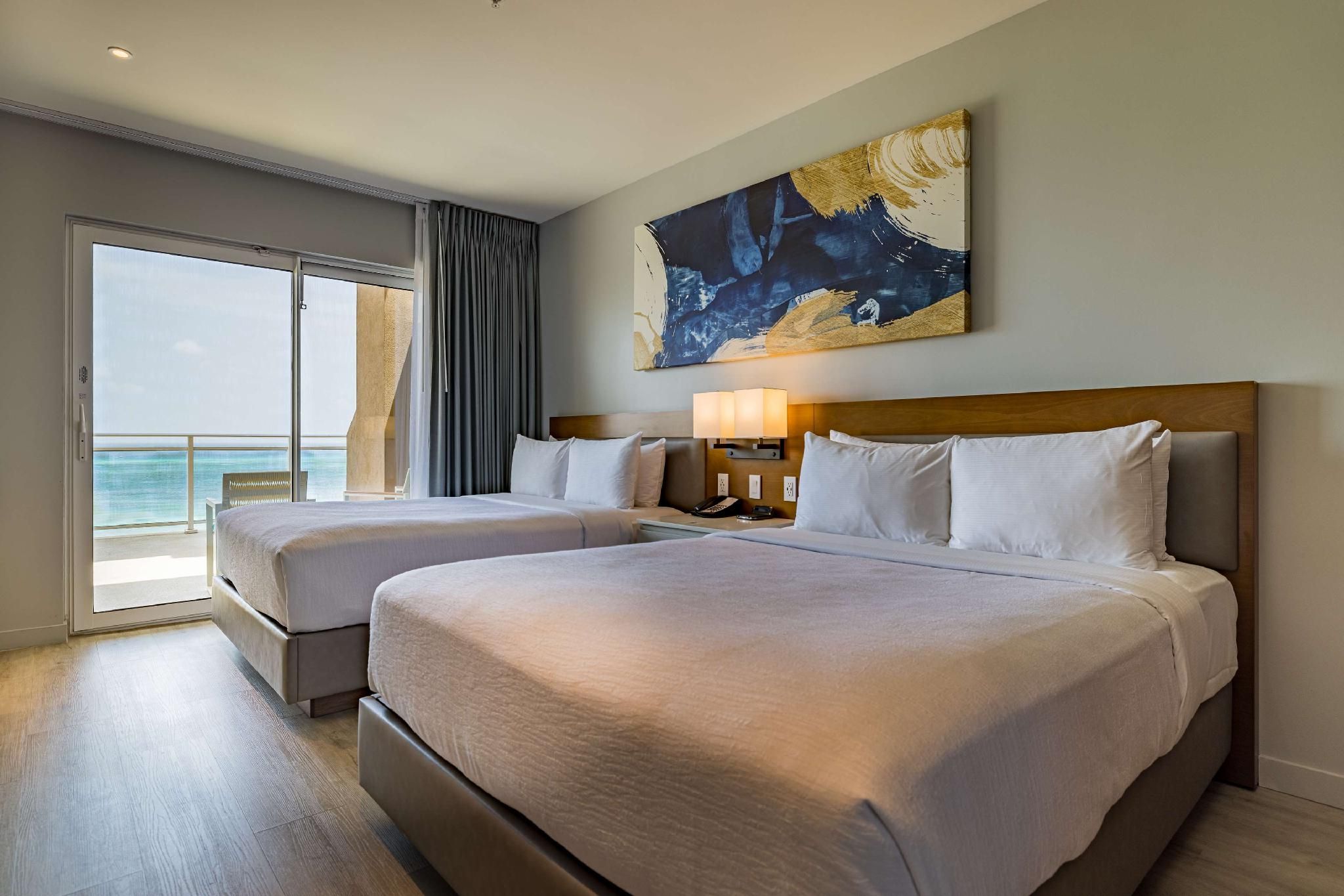 OCEANVIEW 2 QUEEN 1 BDRM SUITE- LARGE BALCONY