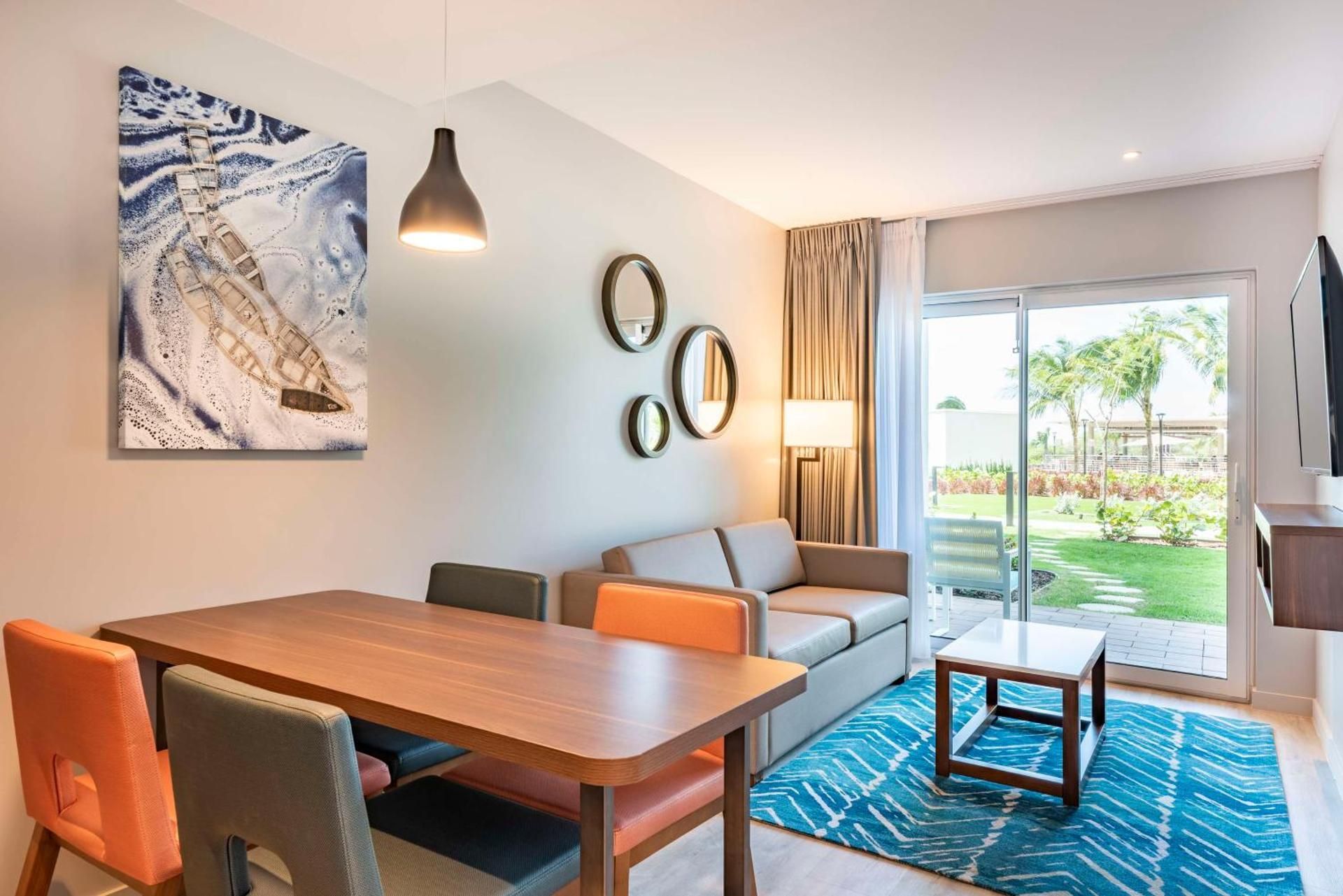 Embassy Suites by Hilton Aruba Resort Pool and Patio 2 Queen Beds 1 Bedroom Suite 2