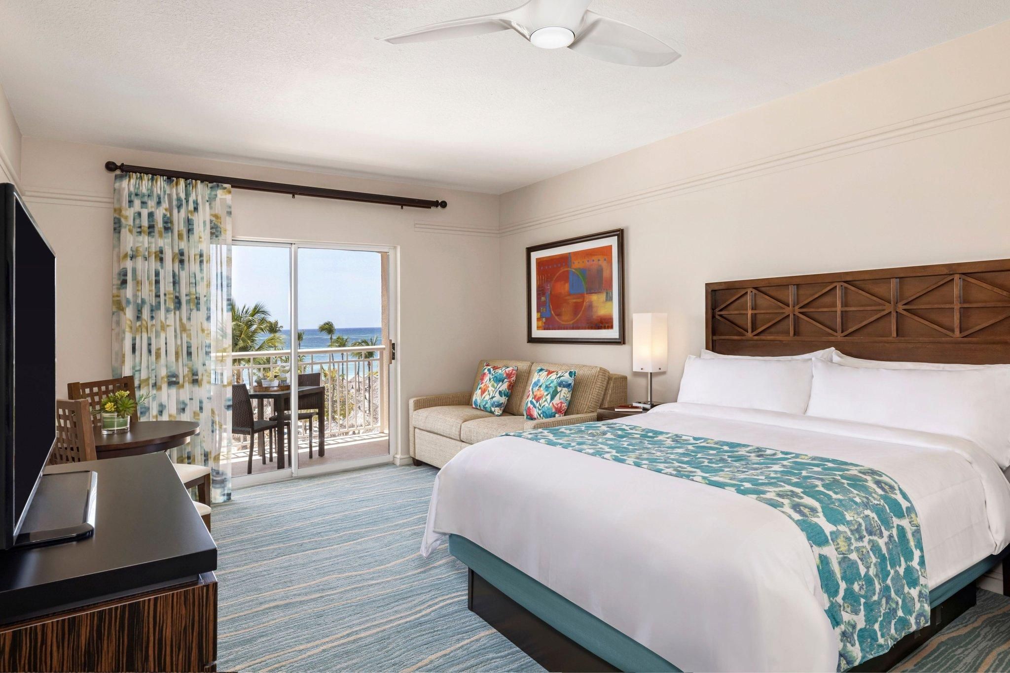 Guest room, Queen, Sofa bed, Oceanside, Balcony