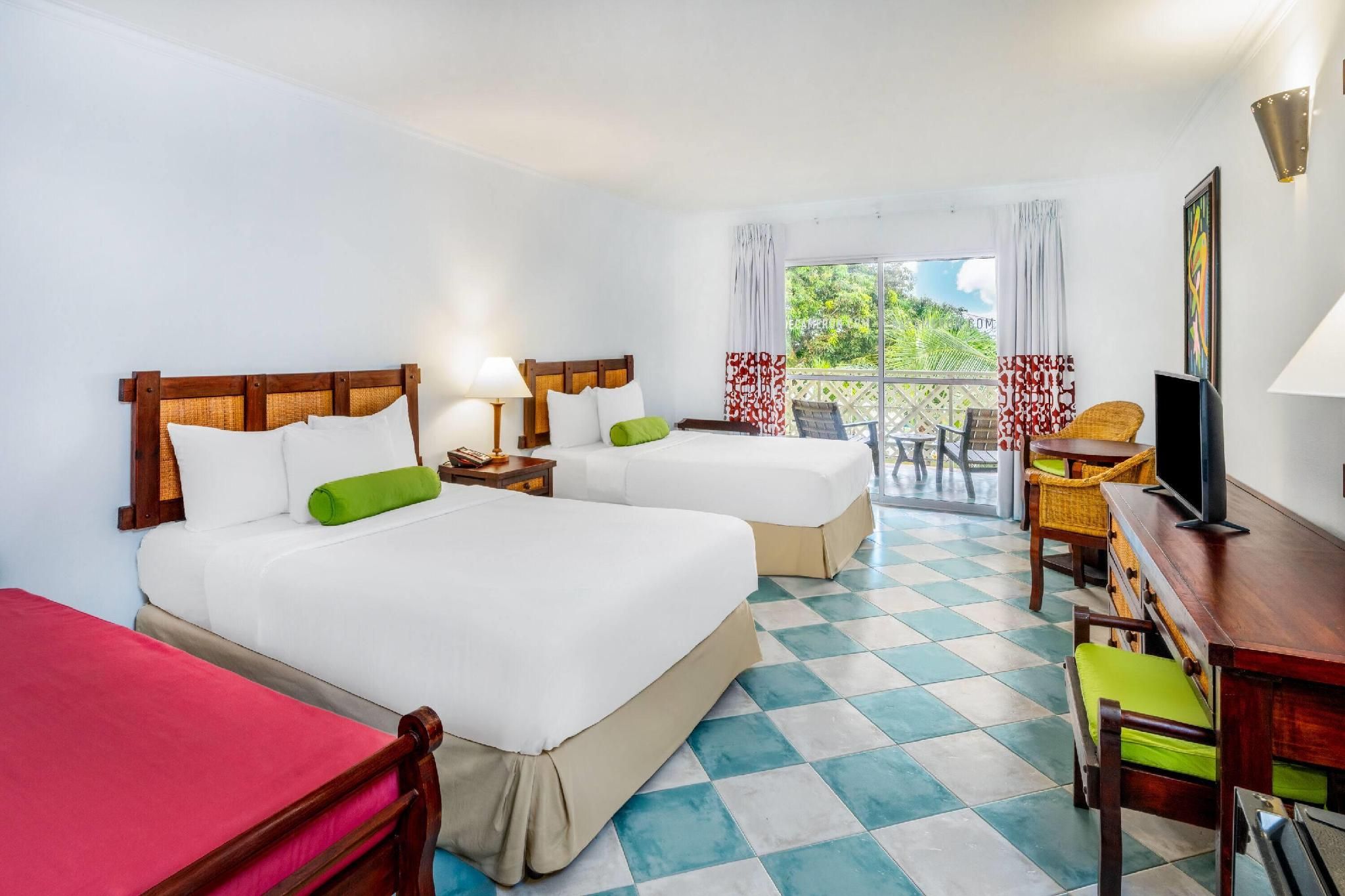 Ocean View, 2 Double Beds