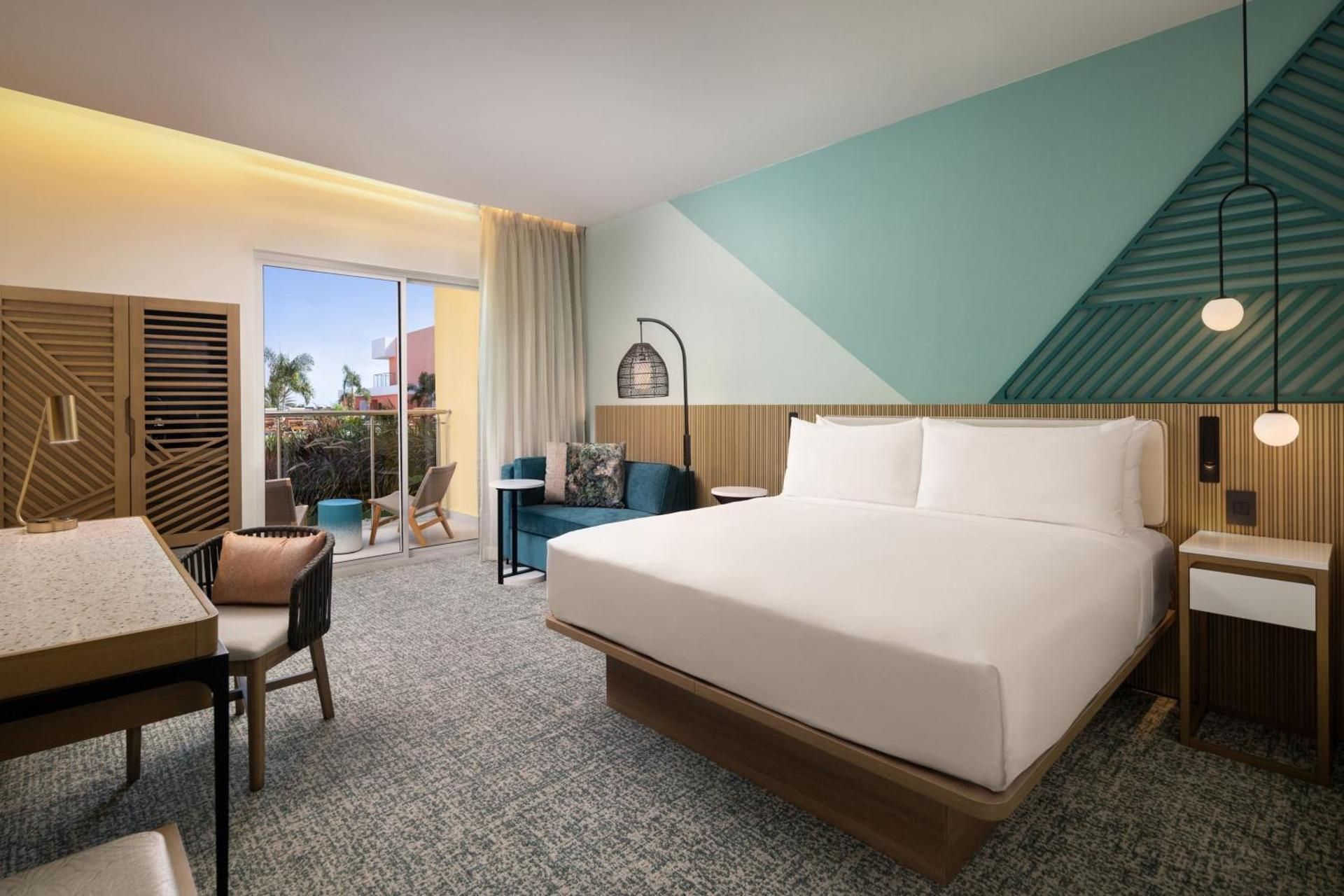 Courtyard by Marriott Curacao Superior King Room with Balcony and Pool View