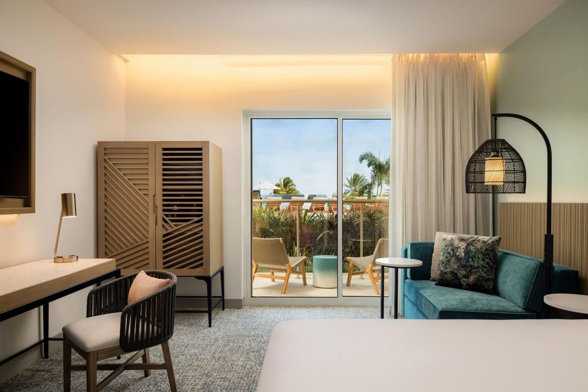 Courtyard by Marriott Curacao Superior King Room with Balcony and Pool View 3