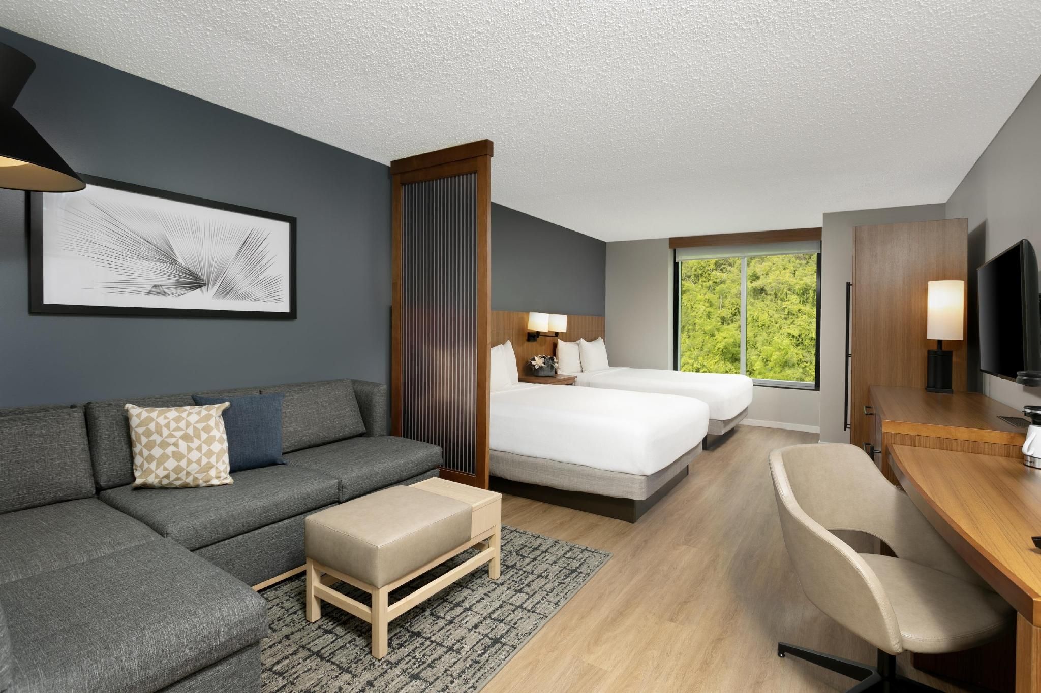 Two Queen Beds (with Sofa Bed)