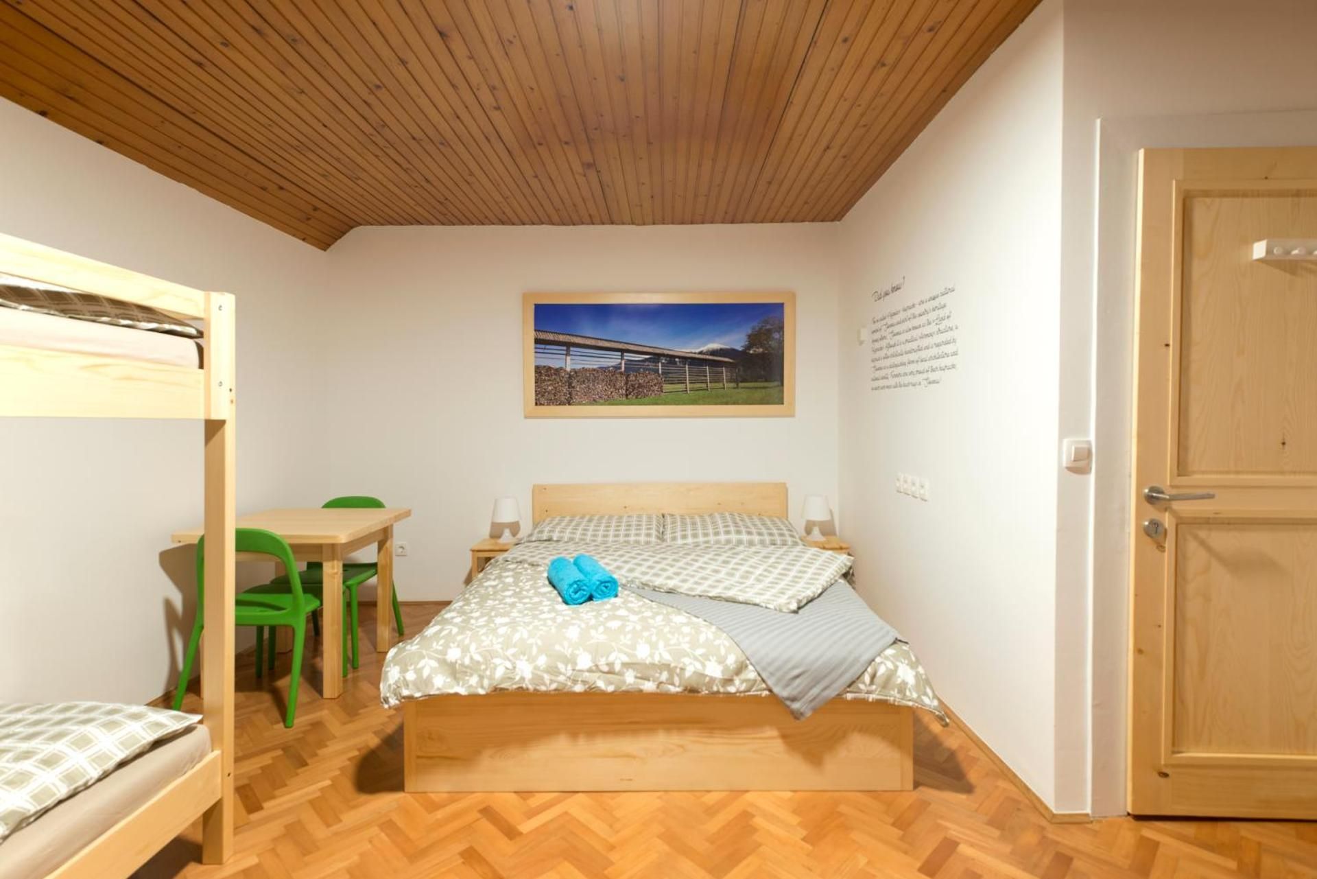 Vila Lipa Double Room with Castle View, Balcony and Shared Bathroom