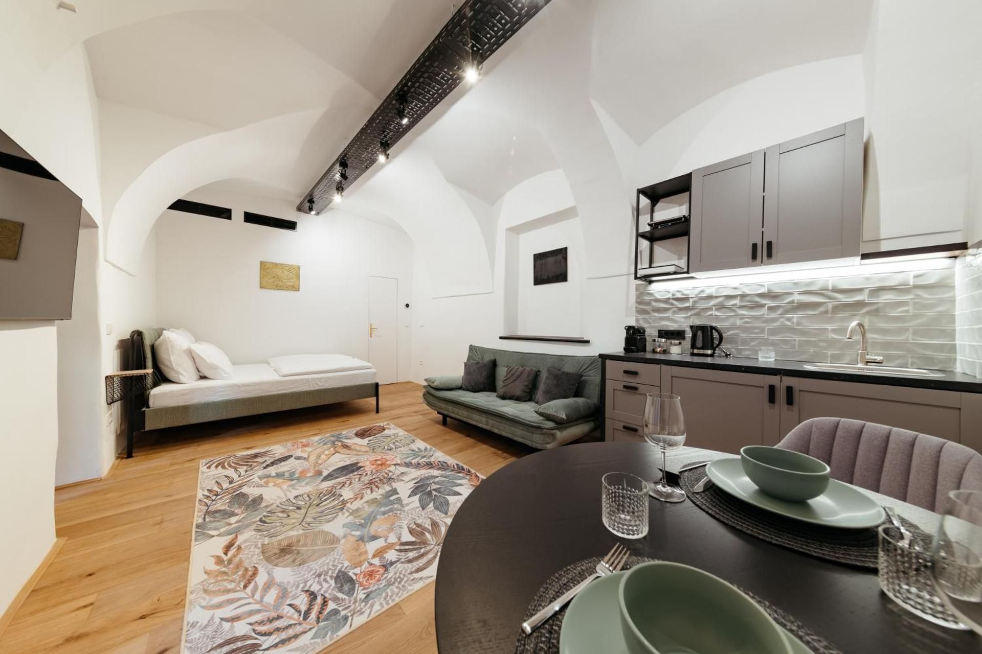 Studio with Balcony