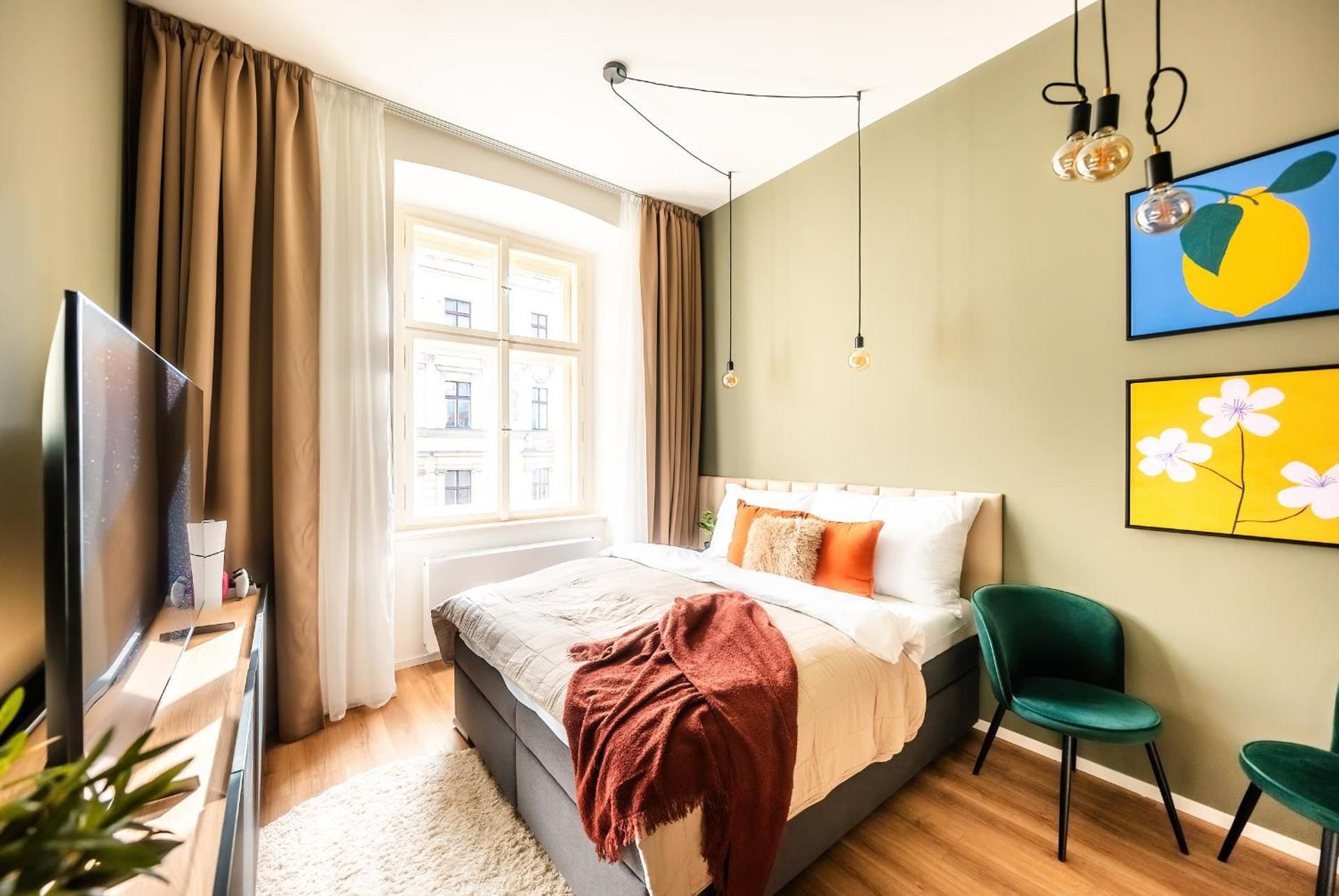 Two-Bedroom Apartment with Balcony