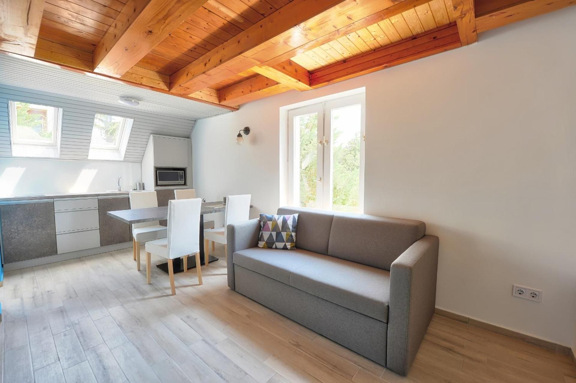 Premium One-Bedroom Apartment with Terrace or Balcony