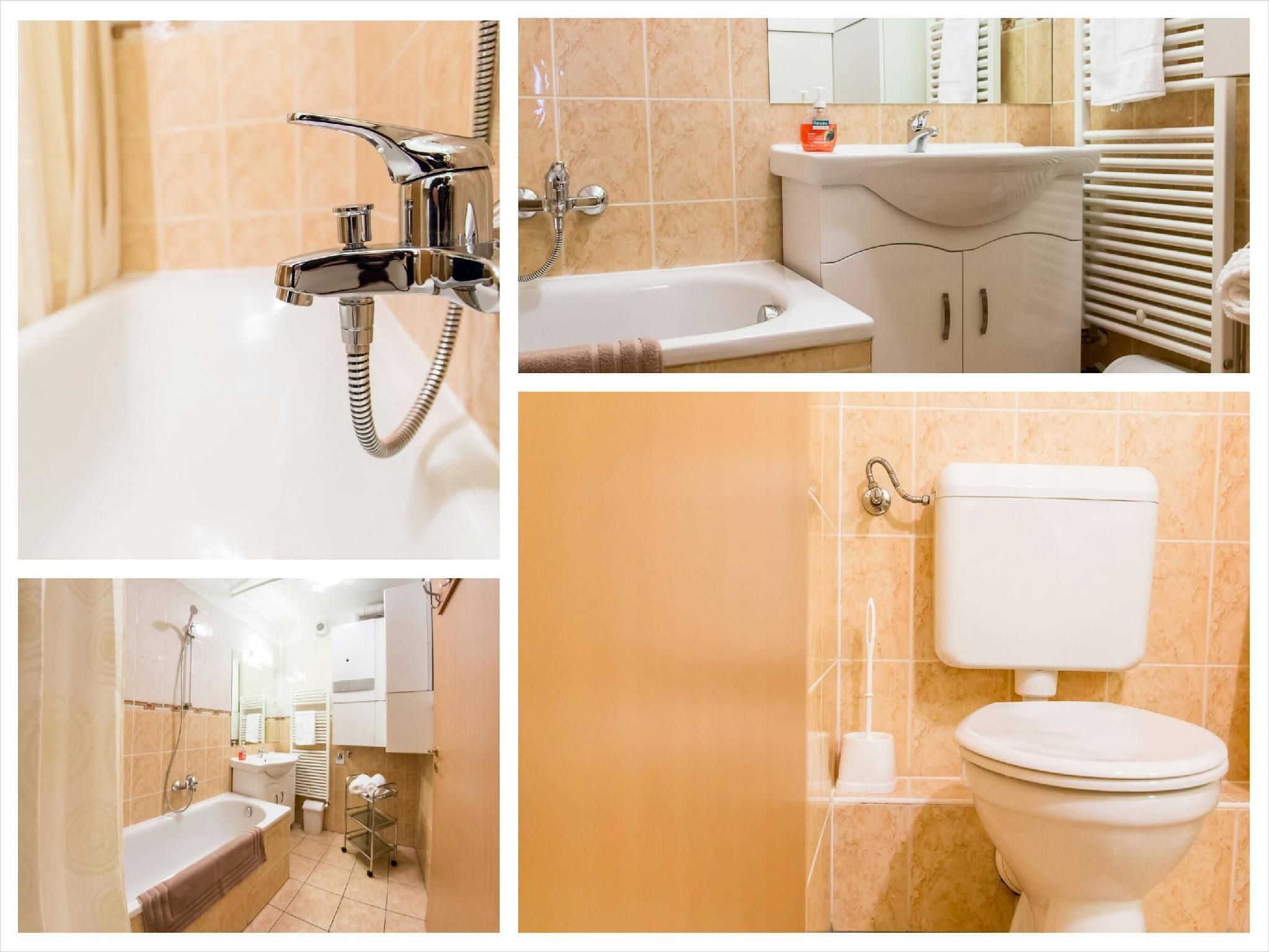 Grand Apartment with Bathtub