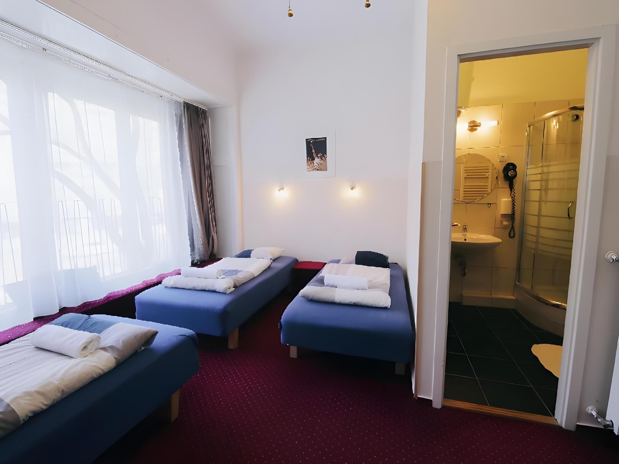 Maverick Downtown Triple Room with Private Bathroom