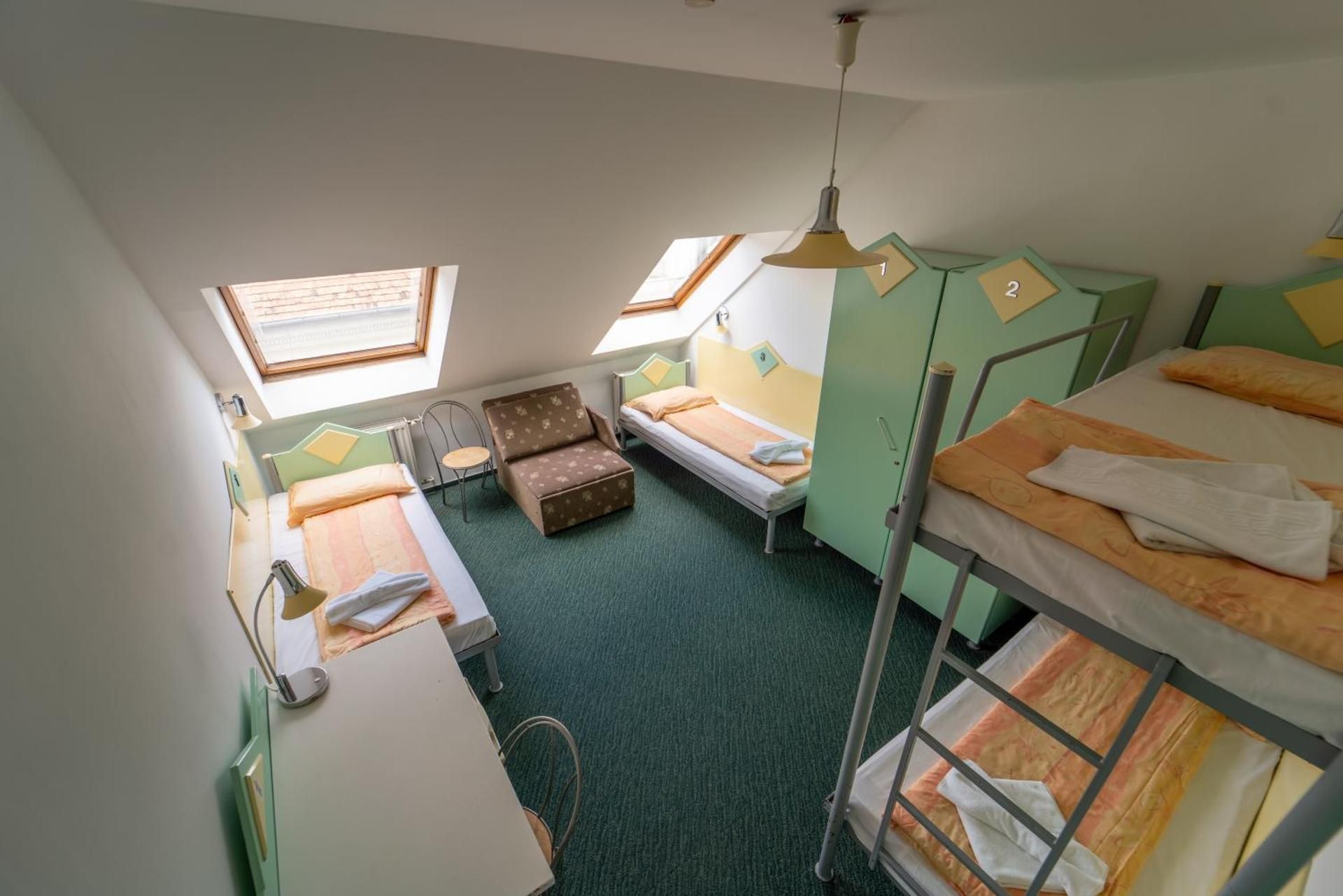 Bed in 4-Bed Male Dormitory Room