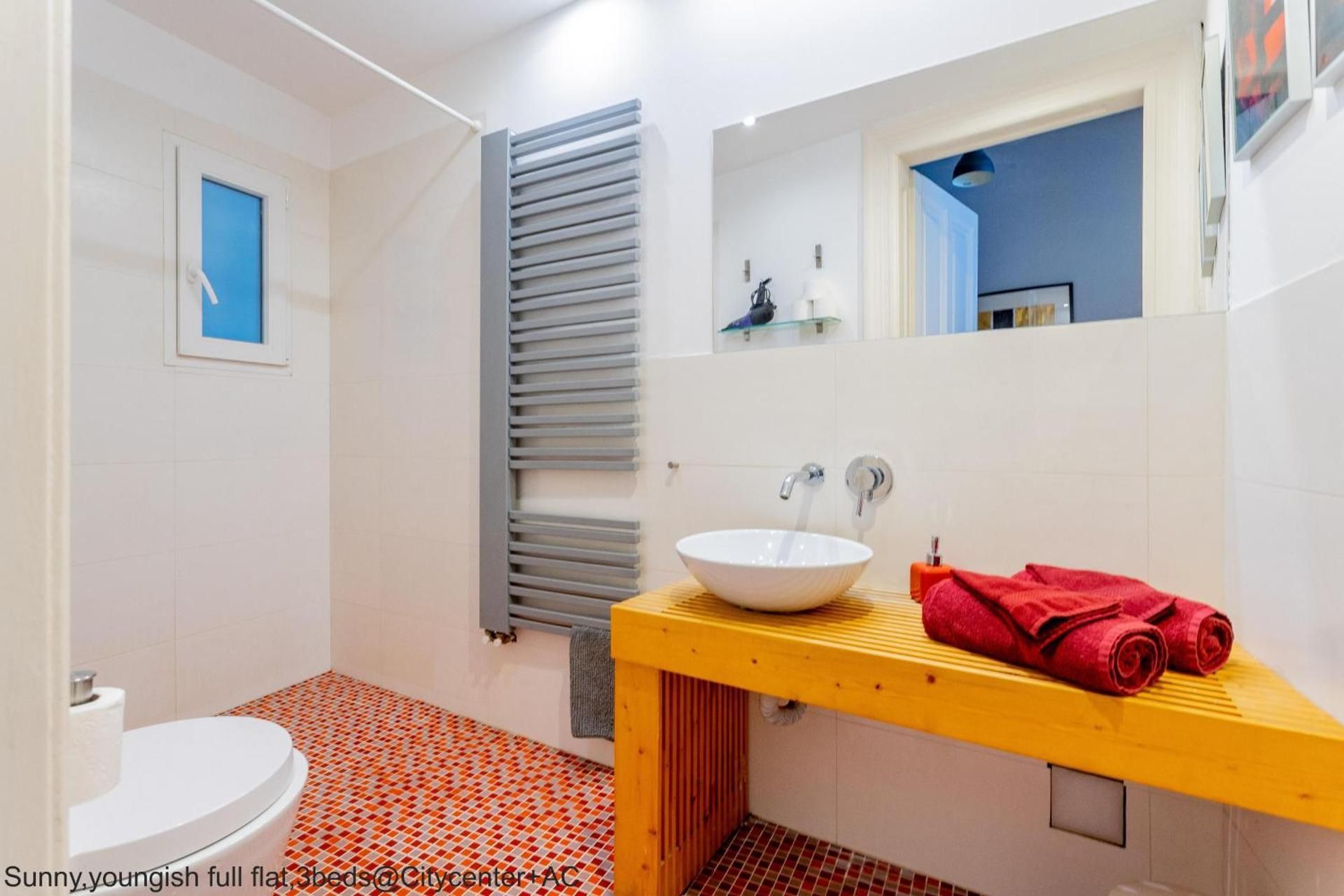 Sunny,youngish full flat,3beds@Citycenter+AC
