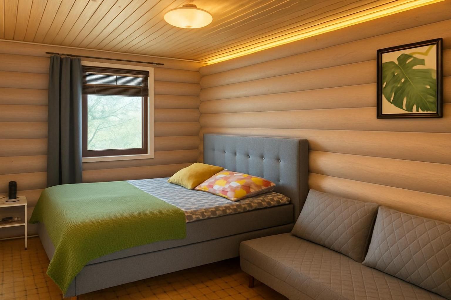 Family Room with Sauna