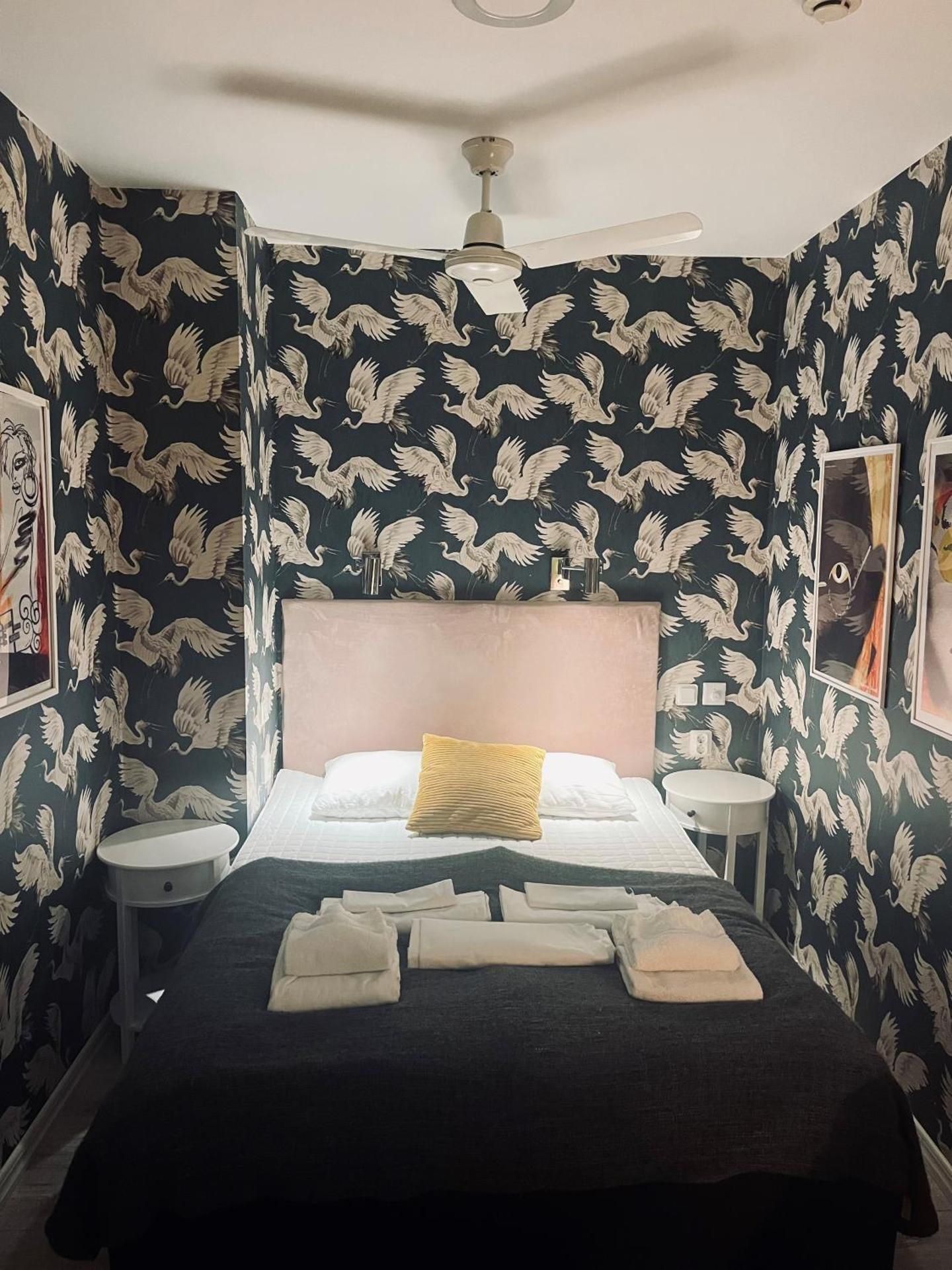 Queen Room with Shared Bathroom (No Windows)