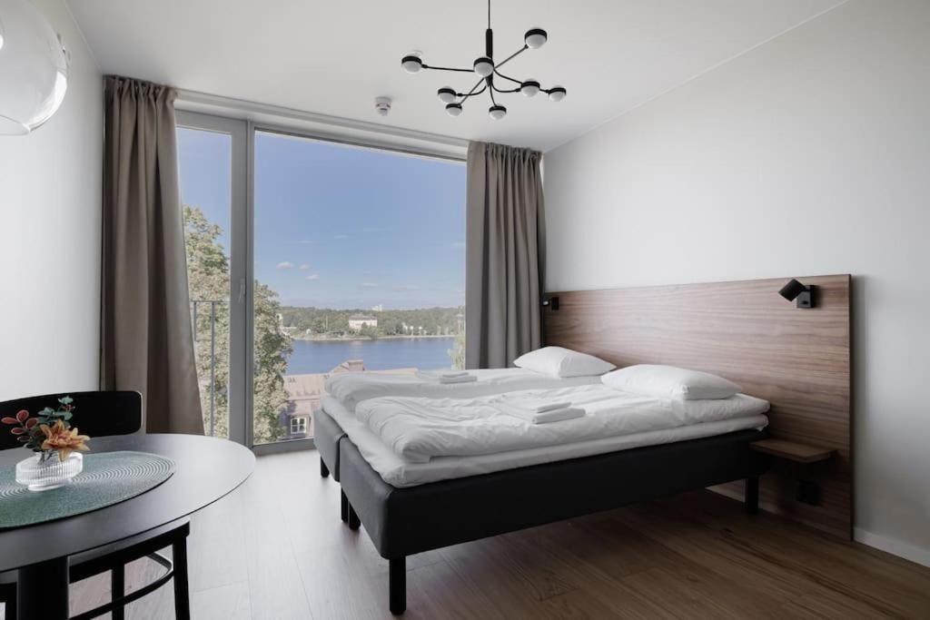 Studio with ocean view