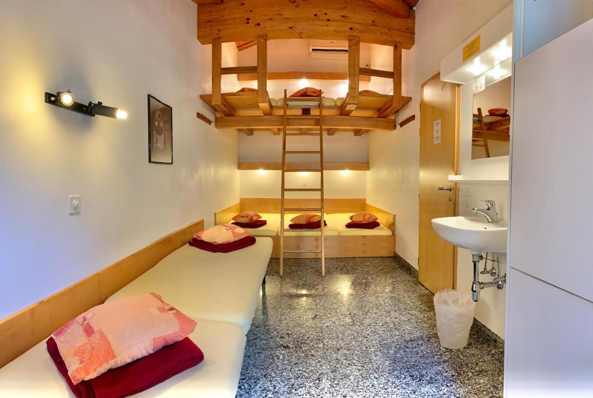 Private Dormitory Room with Shared Bathroom (8 adults)