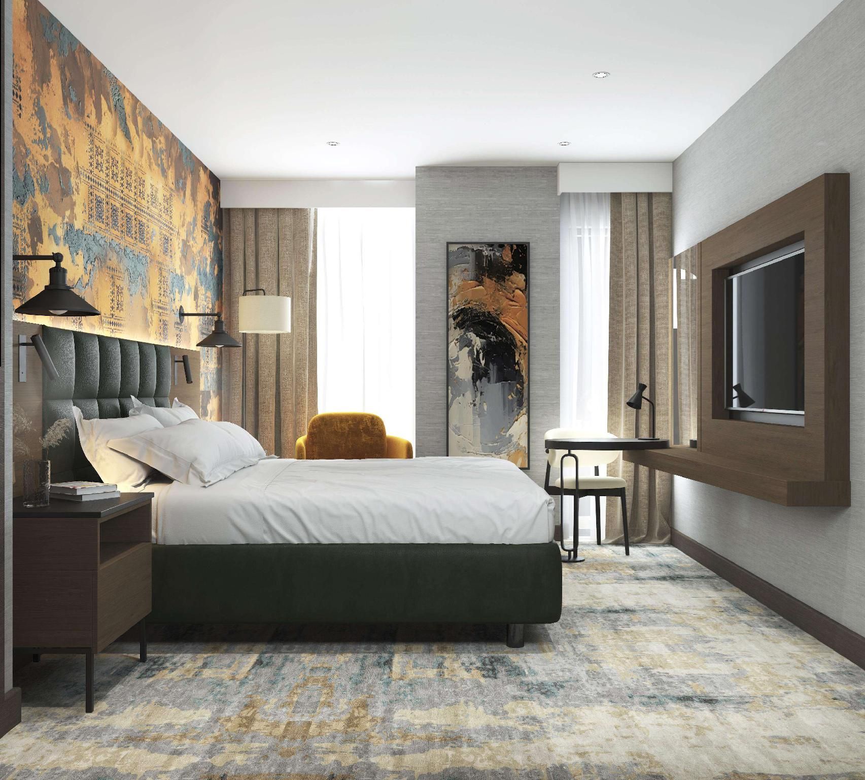 Kng Accessible One Bedrm Suite With City View