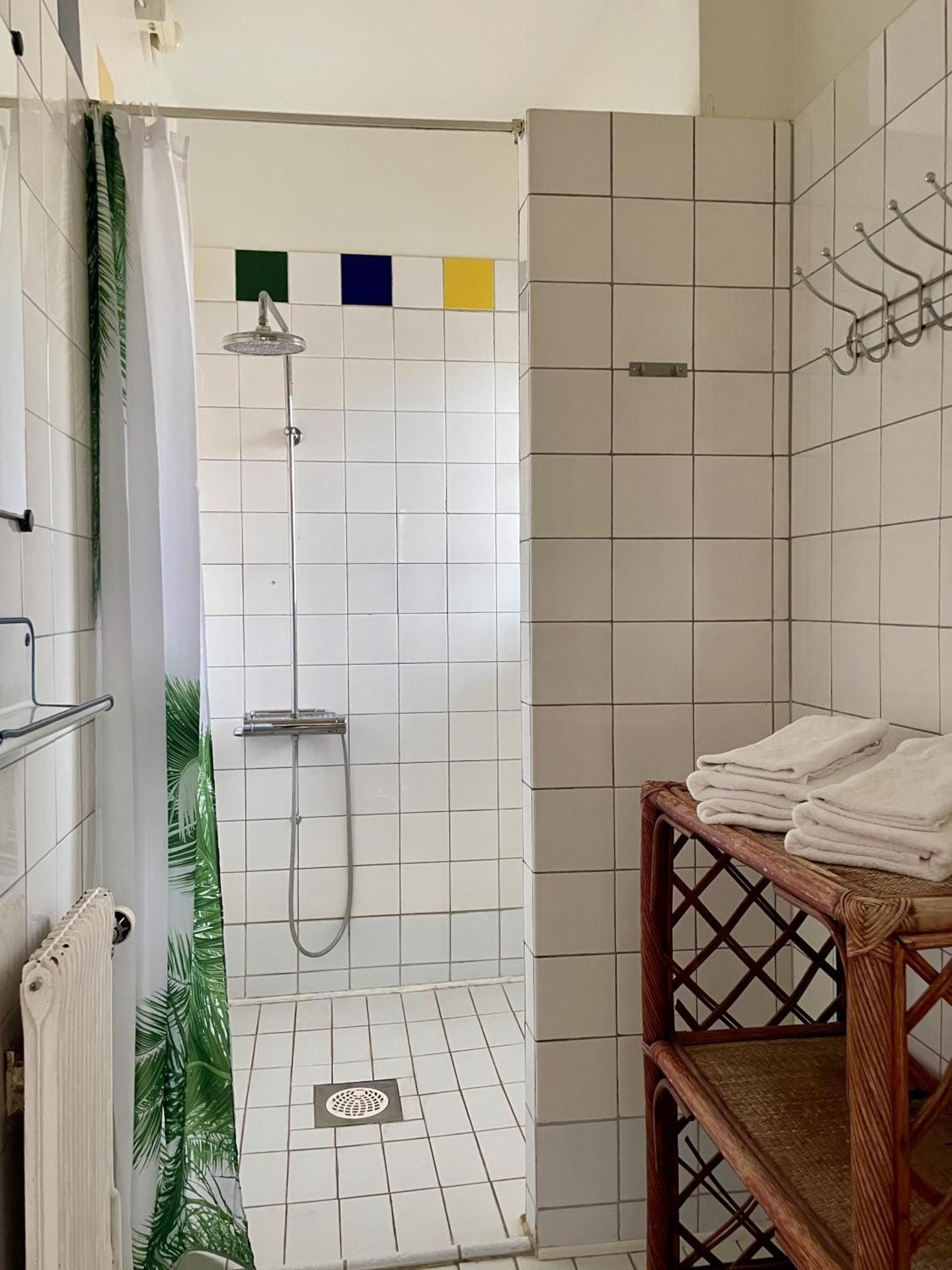 Twin Room with two 35 in single beds - private toilet and shared shower