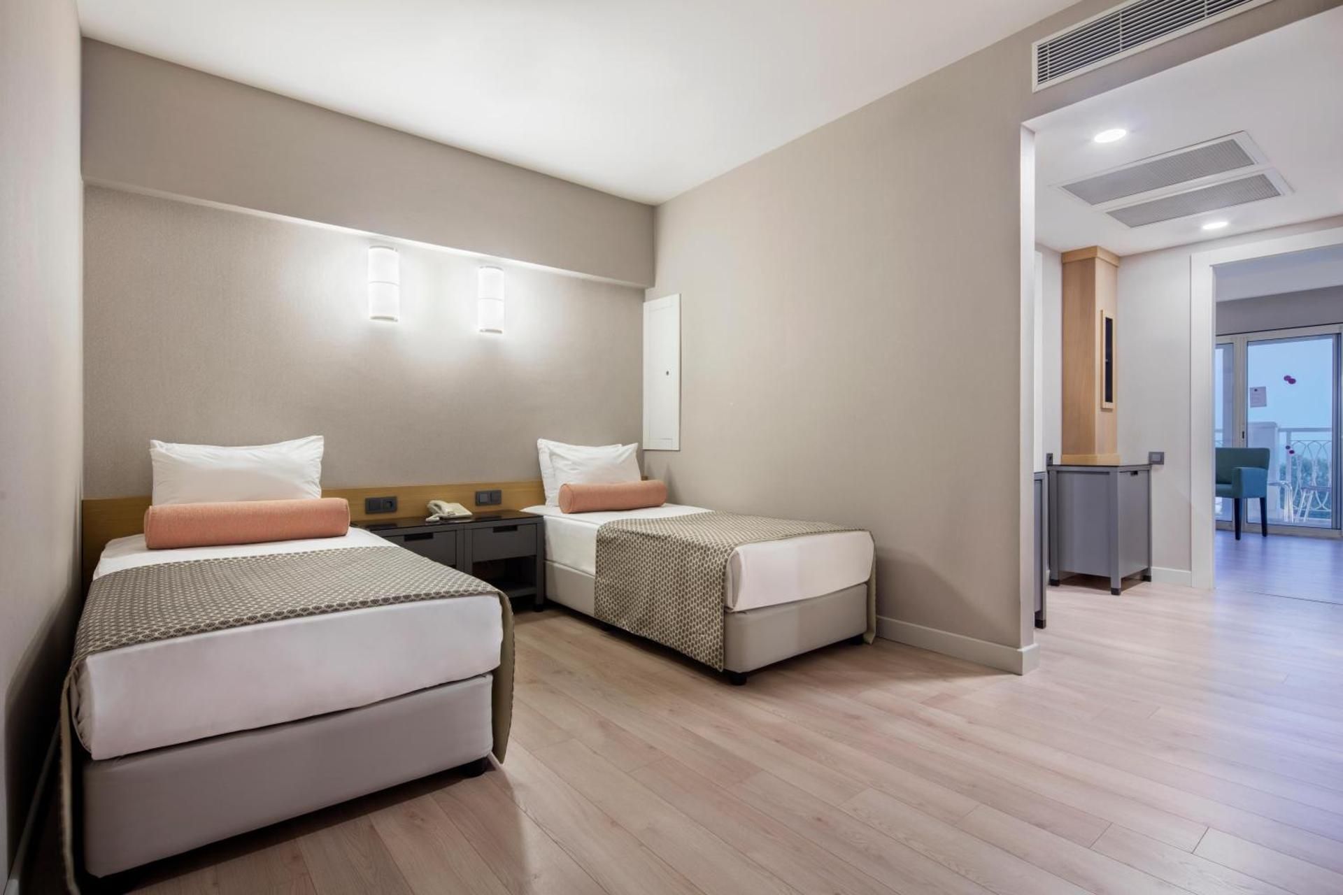 Trendy Aspendos Beach - All Inclusive Family Room with Side Sea View