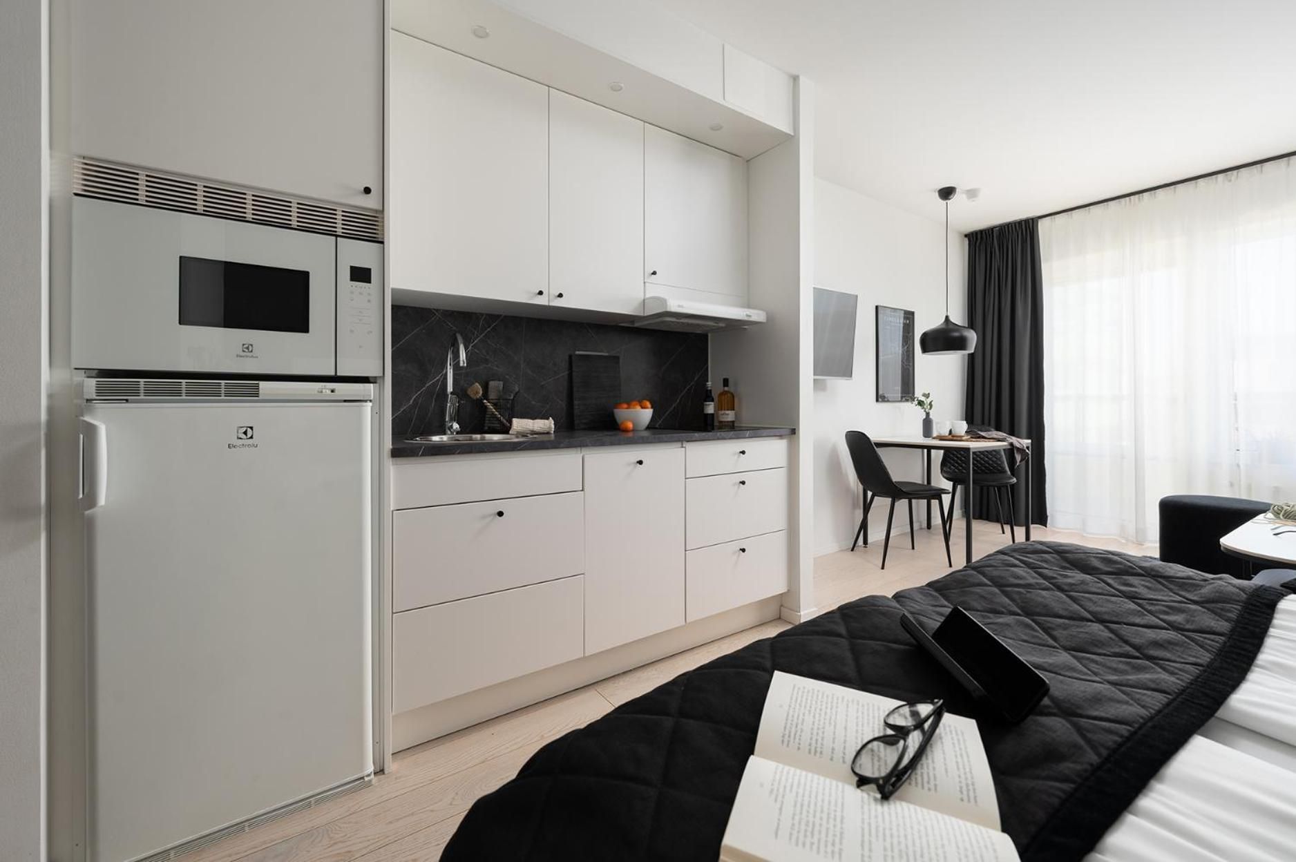 Studio Double with Sofa Bed