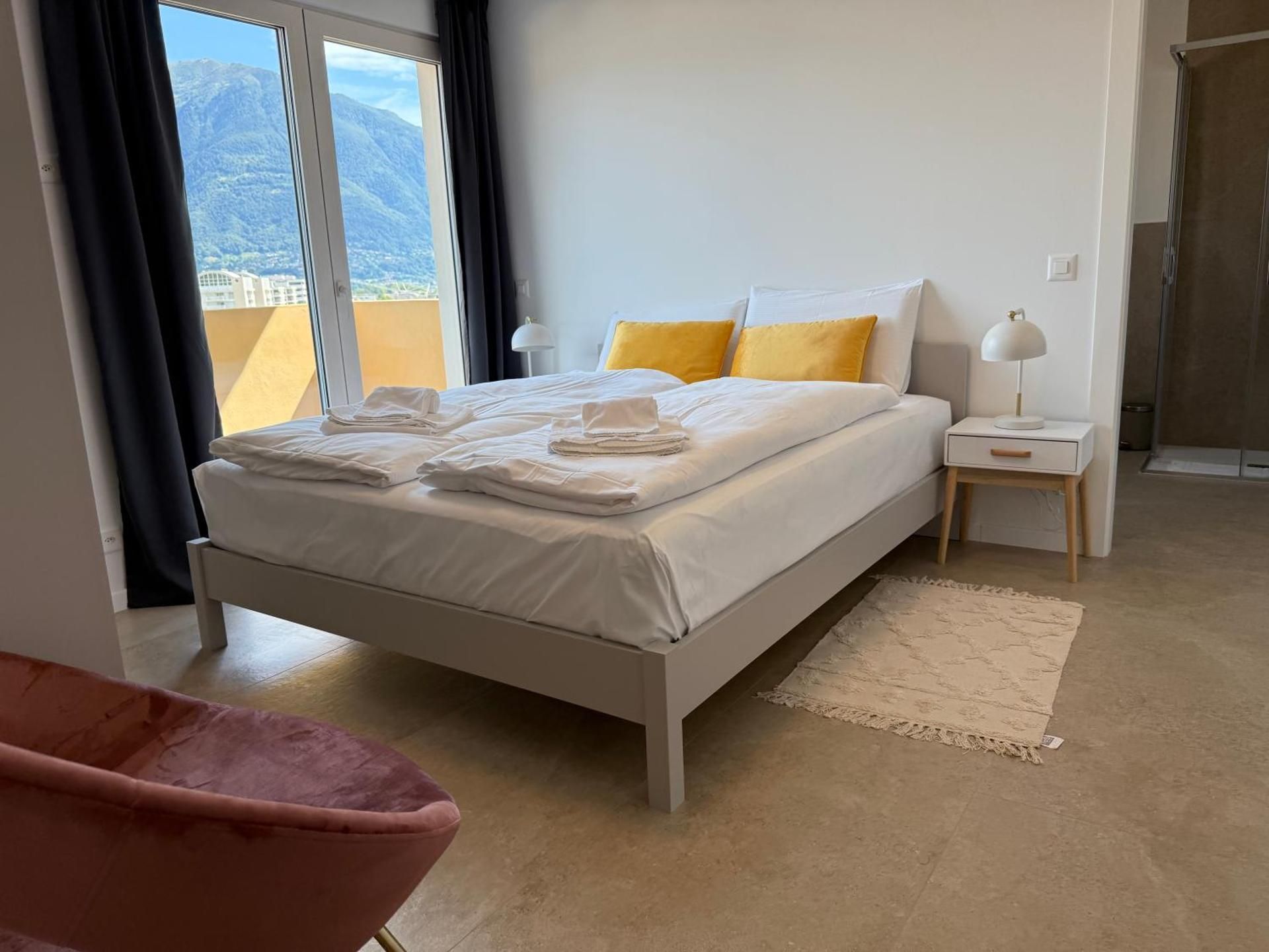 Deluxe One-Bedroom Apartment with City View