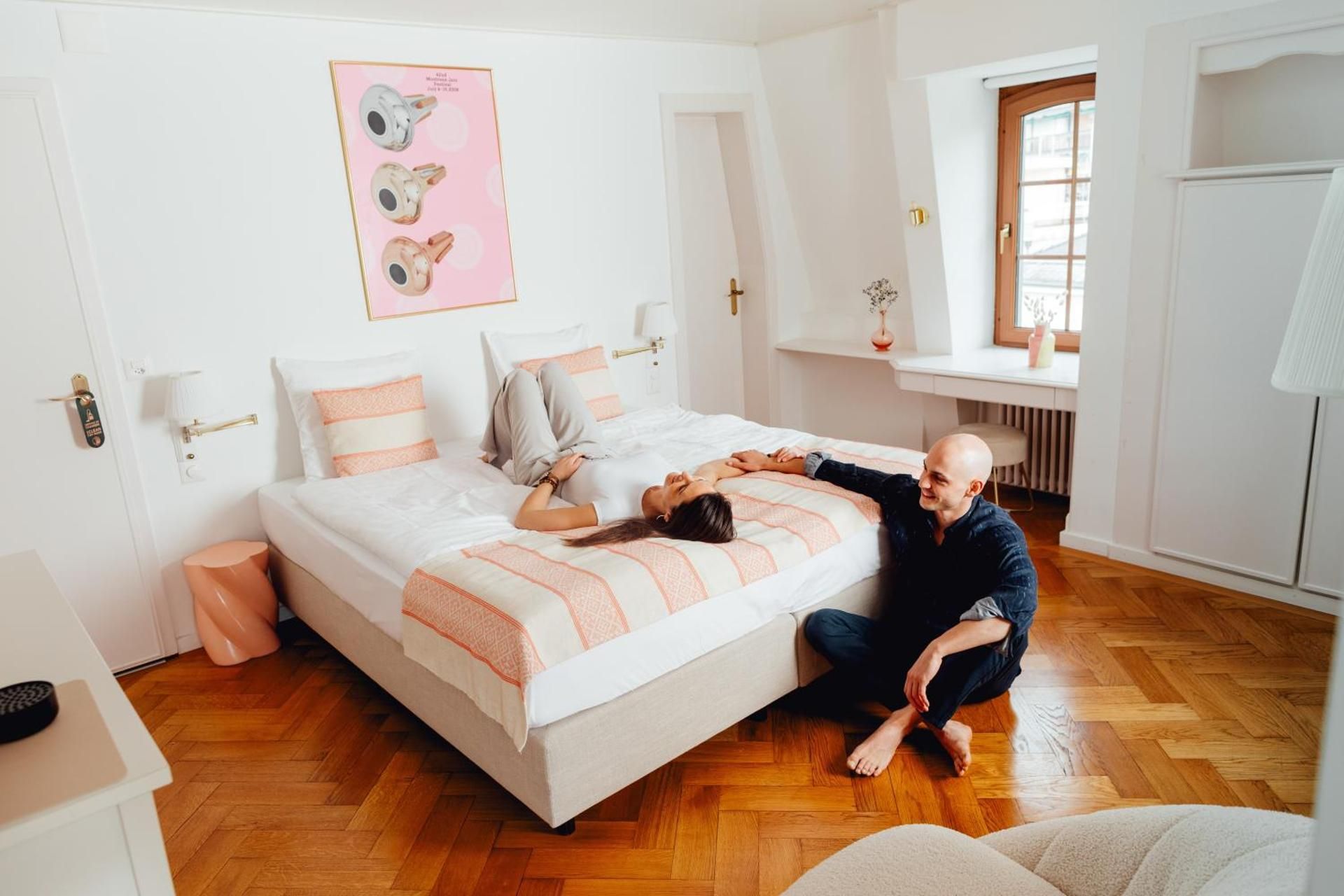 Superior Room with Balcony and garden & lake view