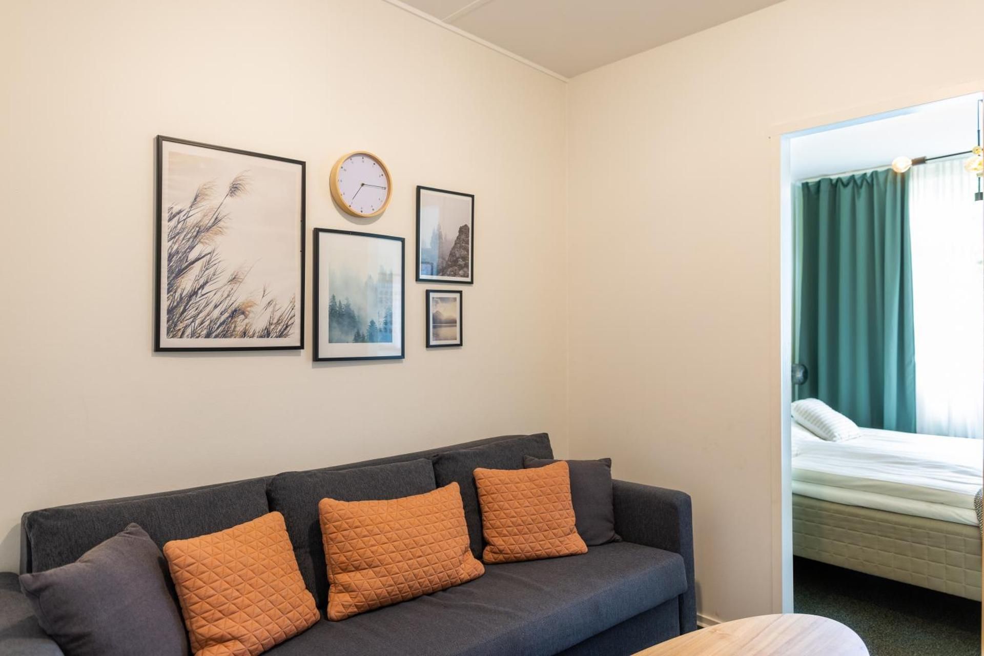 Family Room with Shared Bathroom