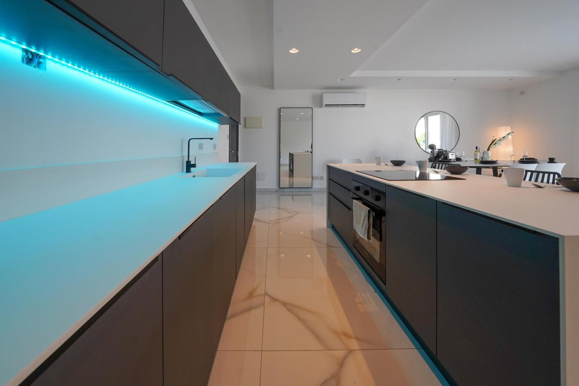 Three-Bedroom Premium Apartment with Balcony