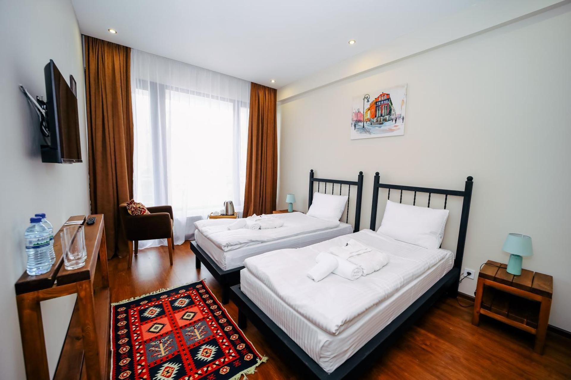Mountain House Kazbegi Twin Room City View 2