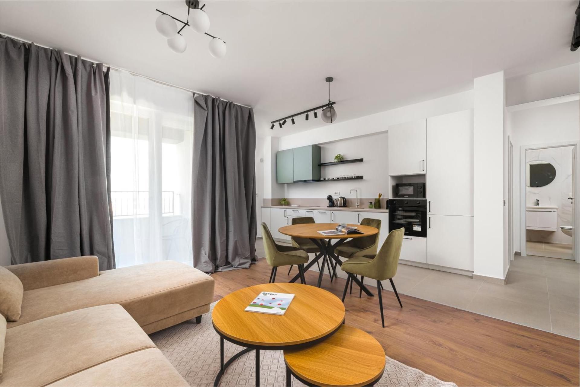One-Bedroom Apartment with City View