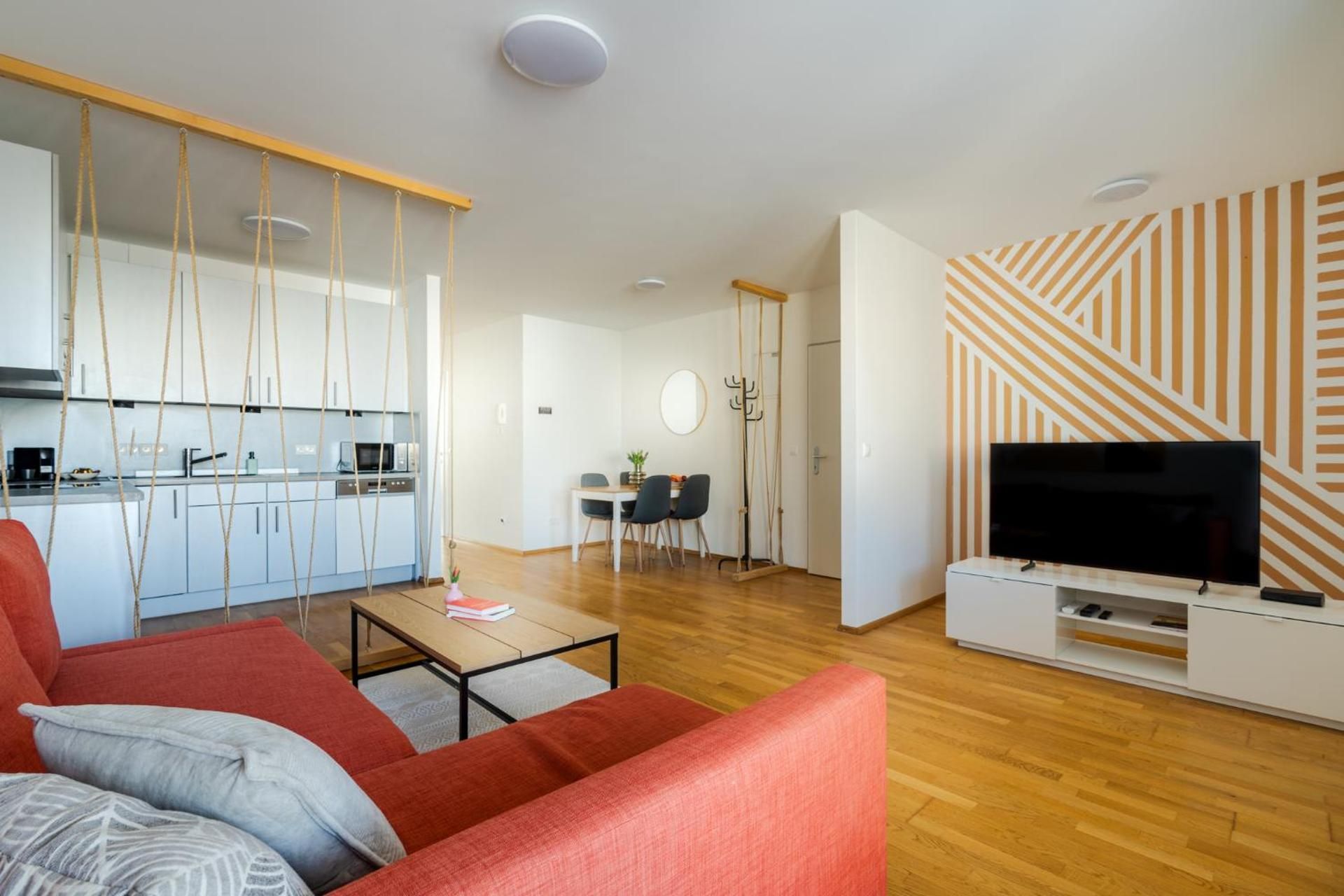 Deluxe One-Bedroom Apartment with Balcony