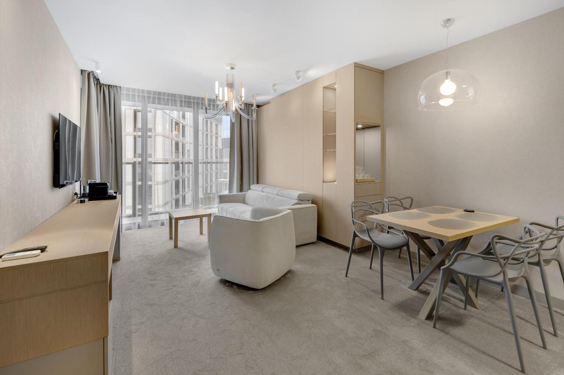 One-Bedroom Apartment with River View
