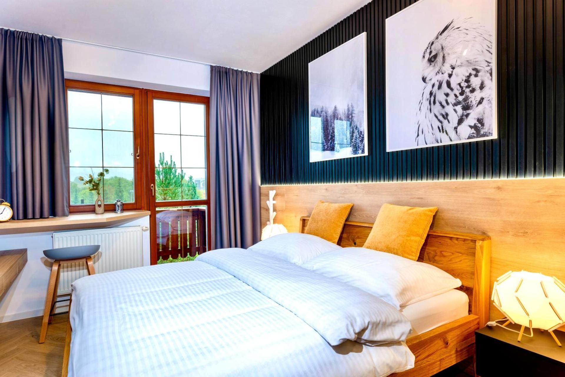 One-Bedroom Apartment with Balcony and Mountain View  