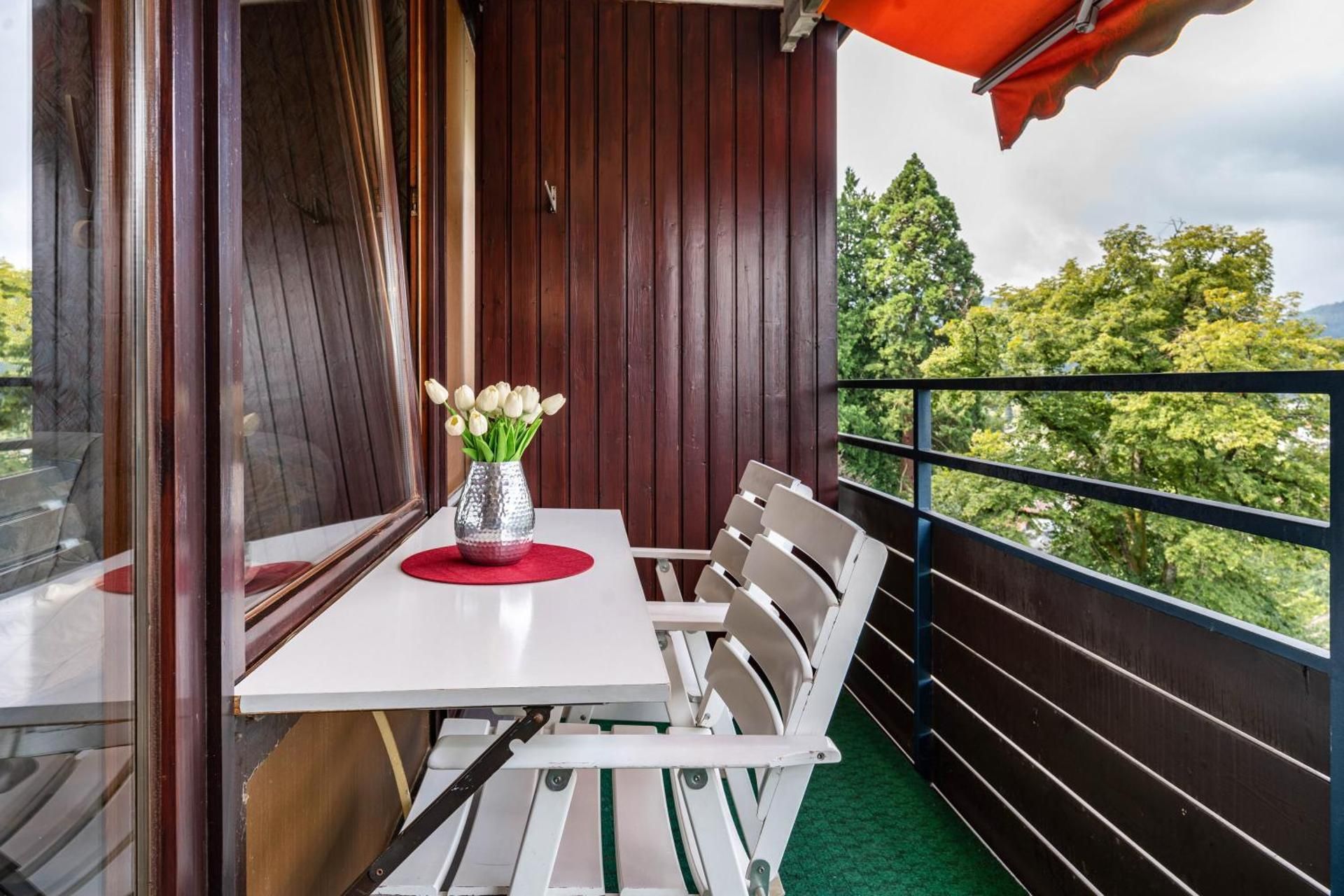 Studio with Balcony