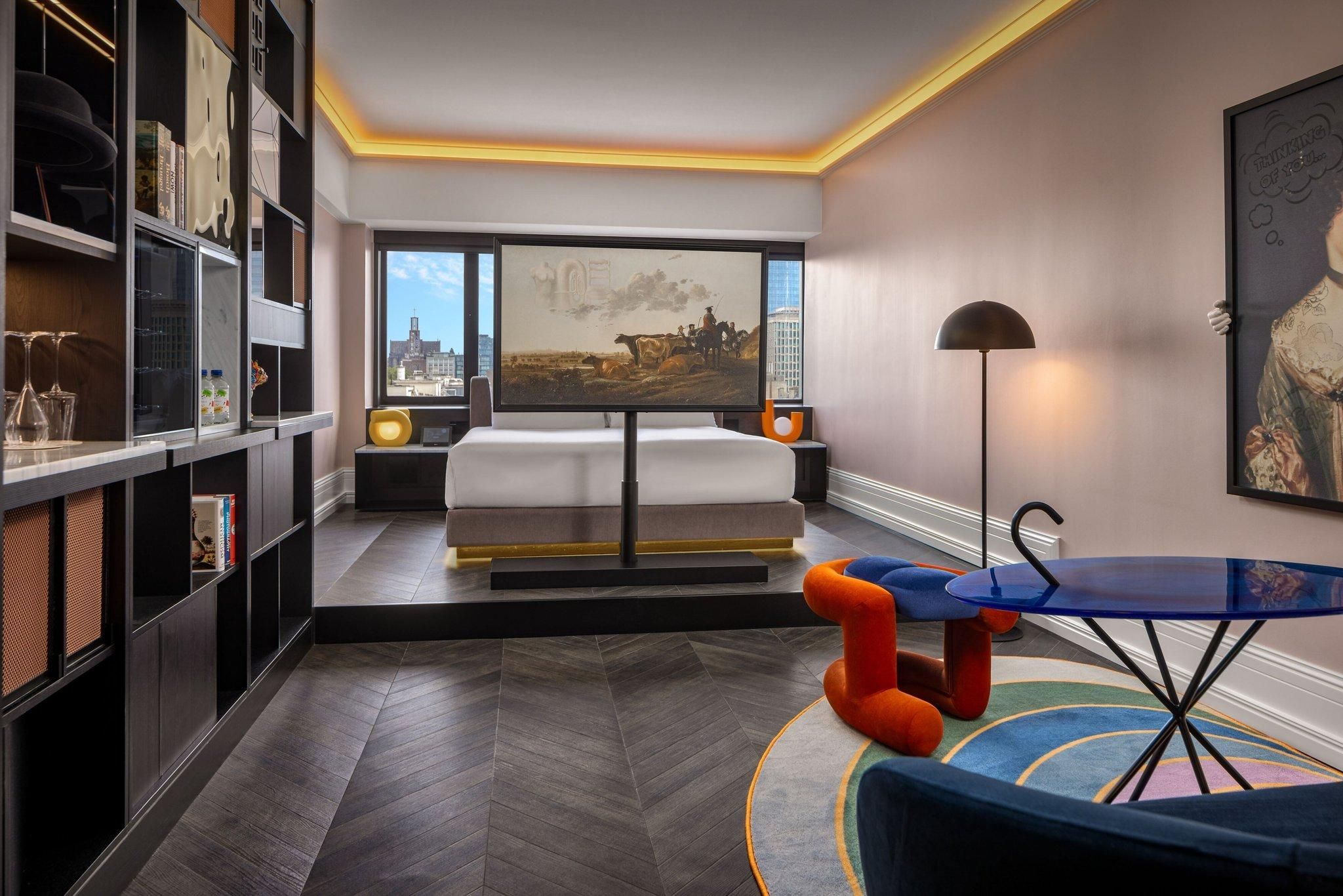 SKY King Room, Guest room, 1 King, City view               