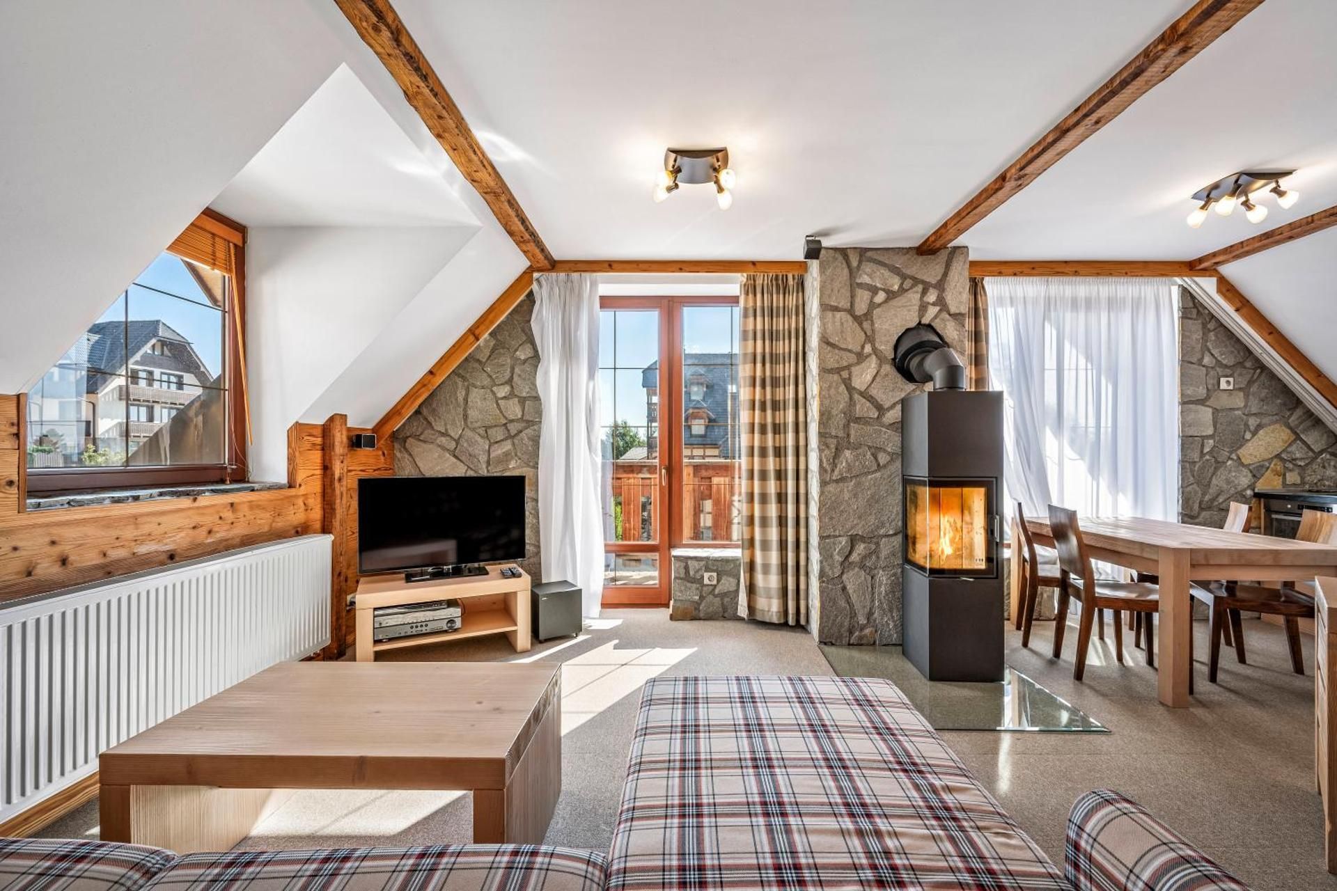 Two Bedroom Deluxe Apartment with Mountain View in Residence Building