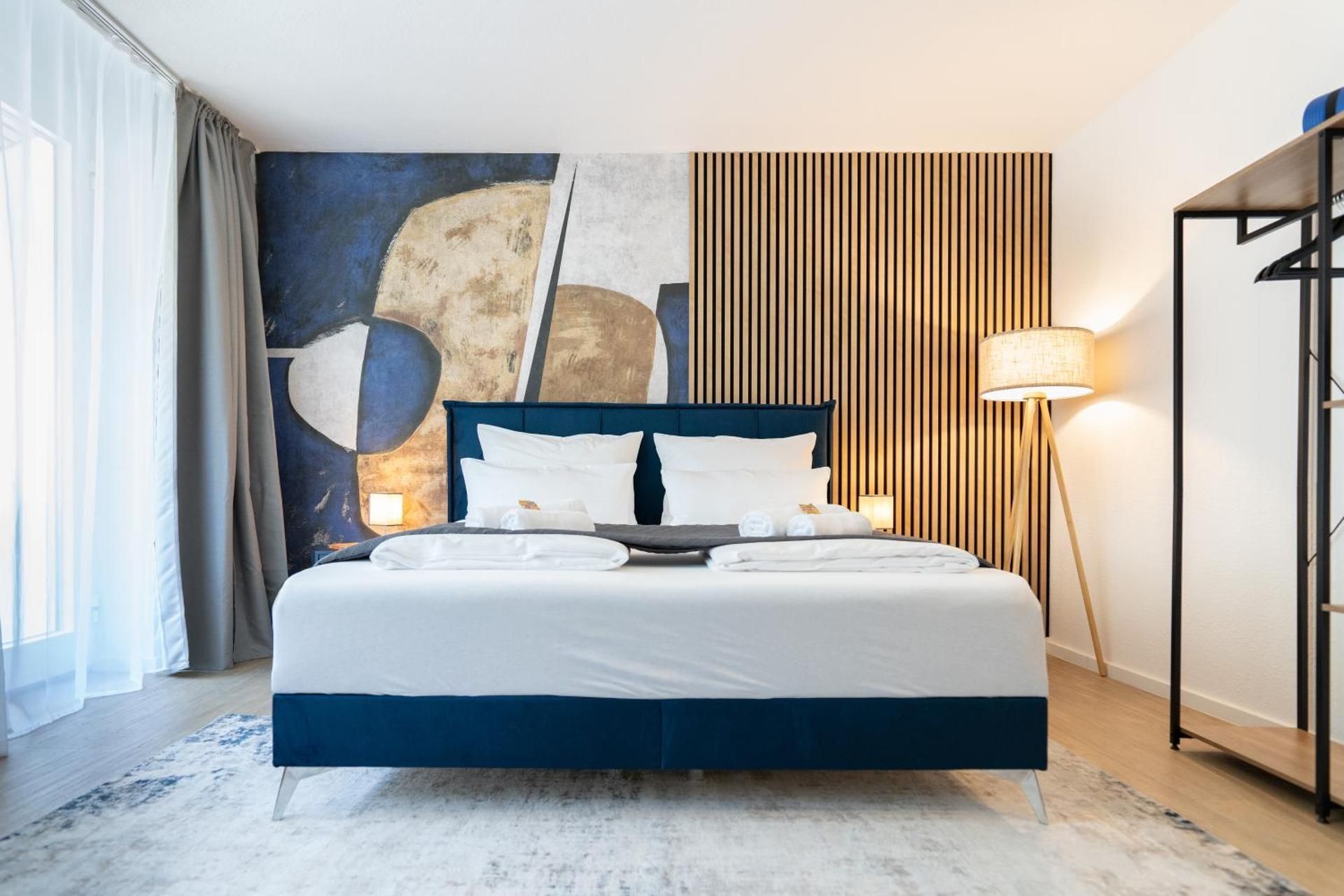 Deluxe One-Bedroom Apartment with City View