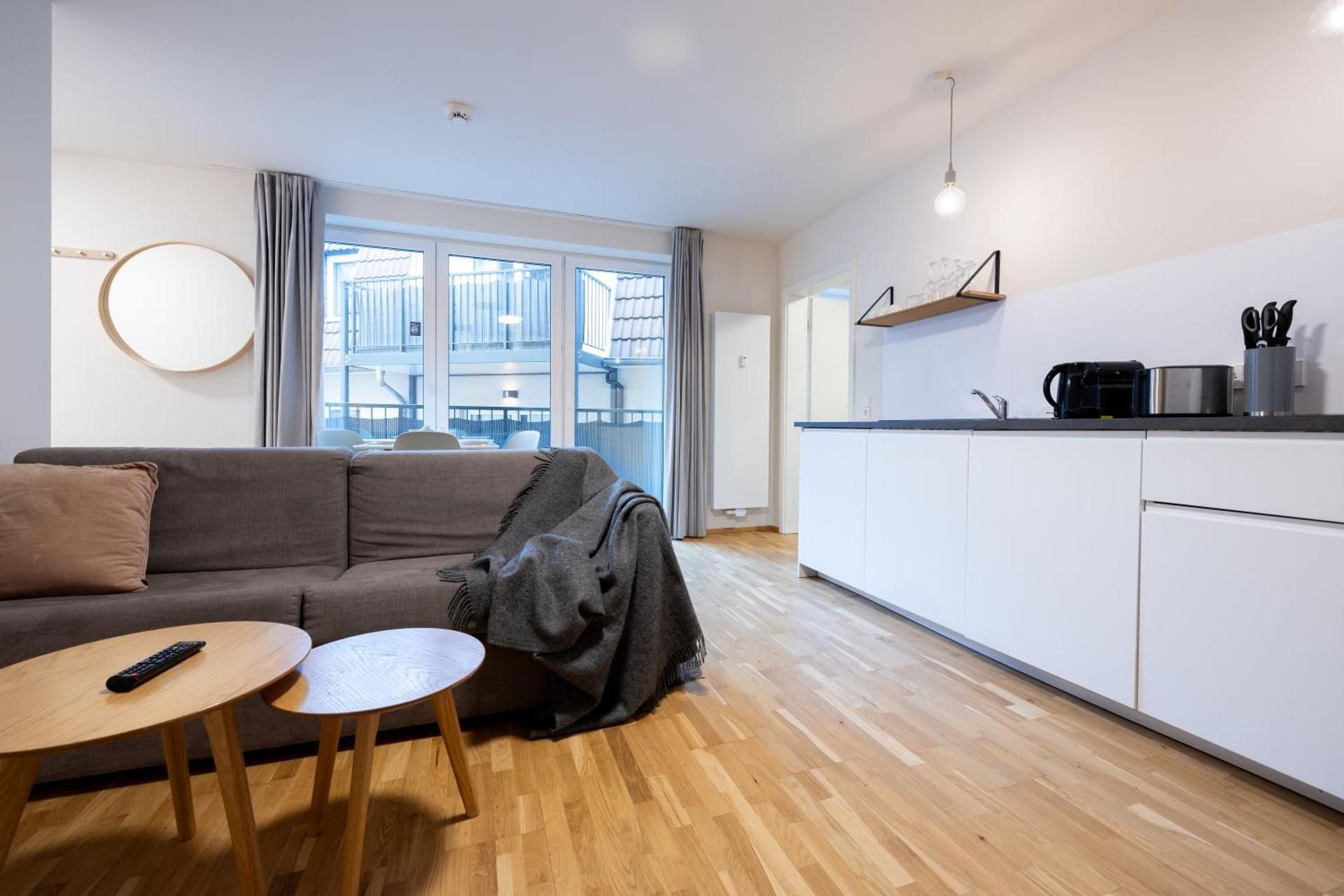 Two-Bedroom Apartment with Balcony