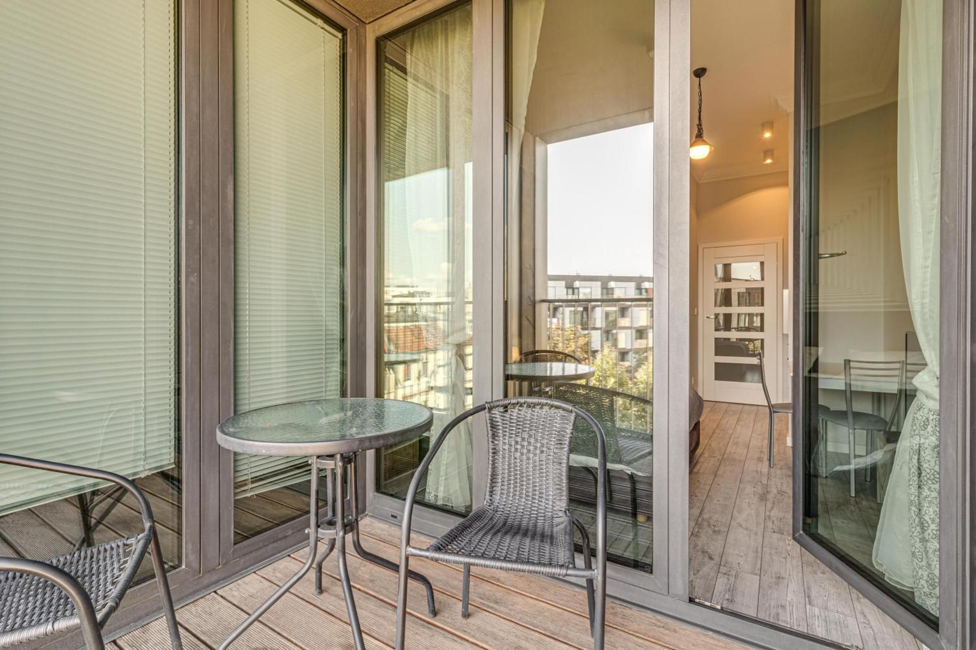 Studio with Balcony